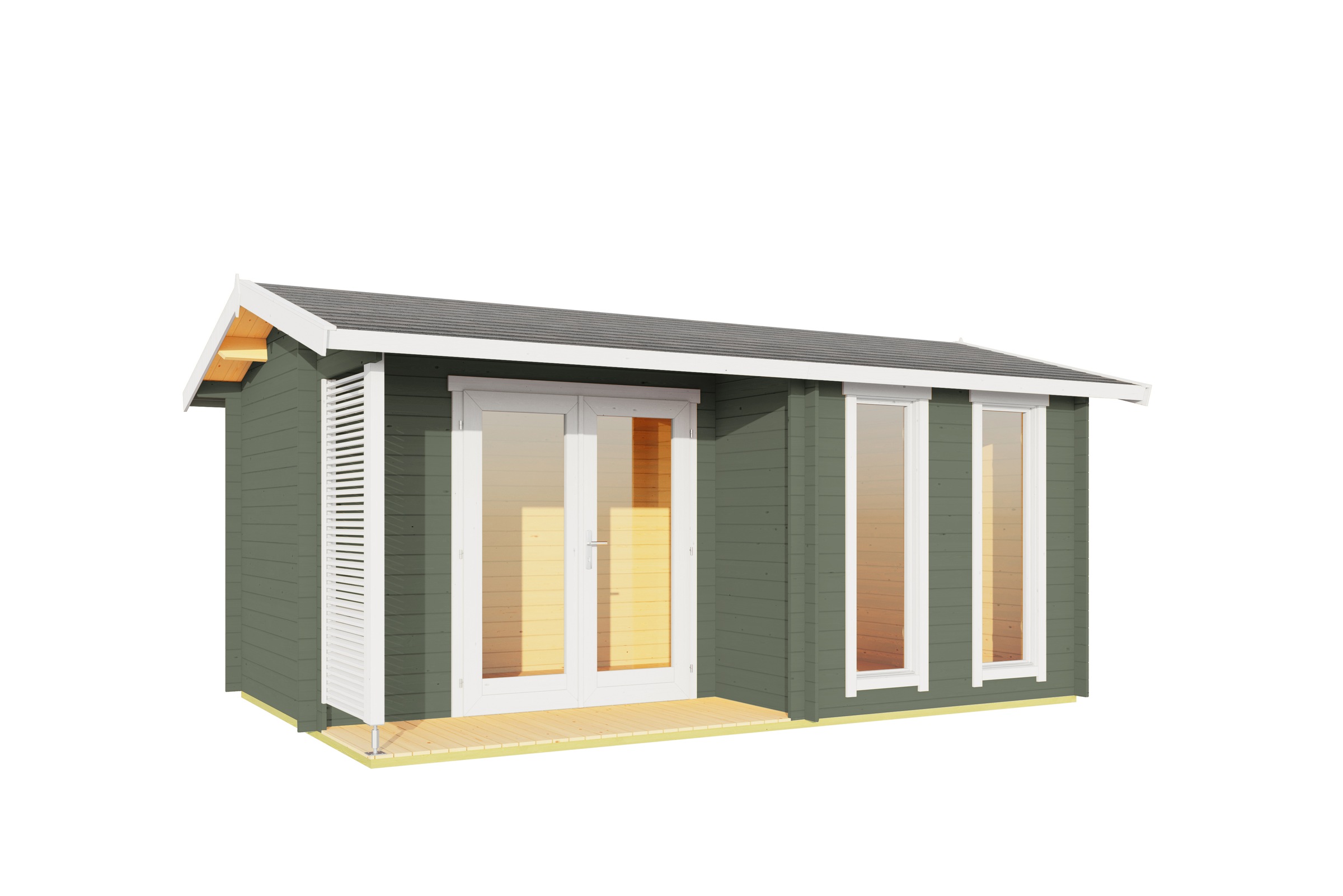 Nordic Holz Gartenhaus "Riverside", (inkl. Terrassenbretter) günstig online kaufen