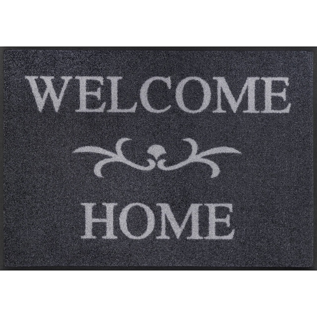 wash+dry by Kleen-Tex Fußmatte »Welcome Home«, rechteckig, Schmutzfangmatte,  mit Spruch, In- und Outdoor geeignet, waschbar | BAUR