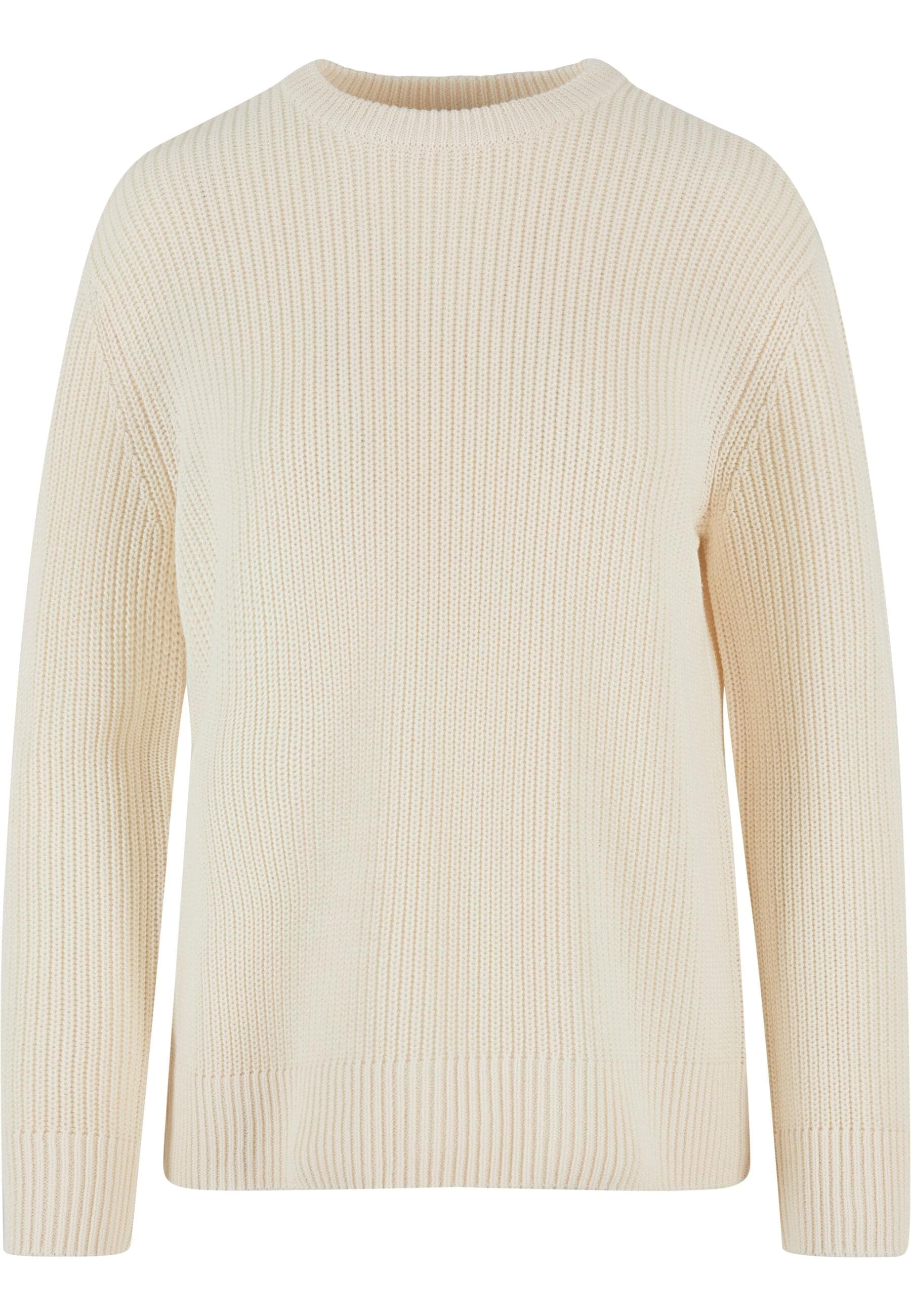 URBAN CLASSICS Rundhalspullover "Urban Classics Damen Ladies Rib Knit Sweater"