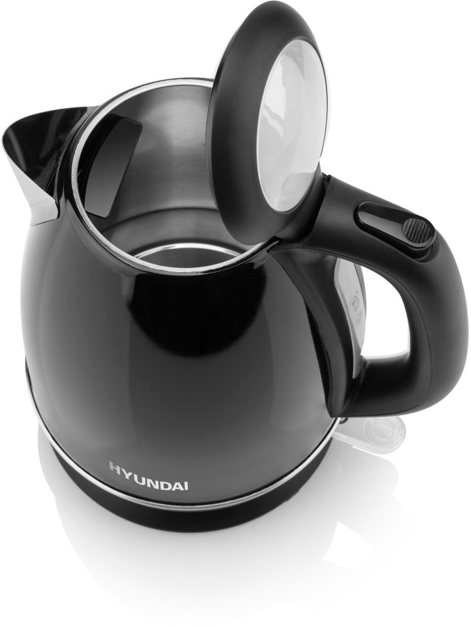 Thumbnail - Hyundai Wasserkocher "VK302B", 1,7 l, 2200 W, Edelstahl, Doppelsicherheitssystem, transparenter Deckel