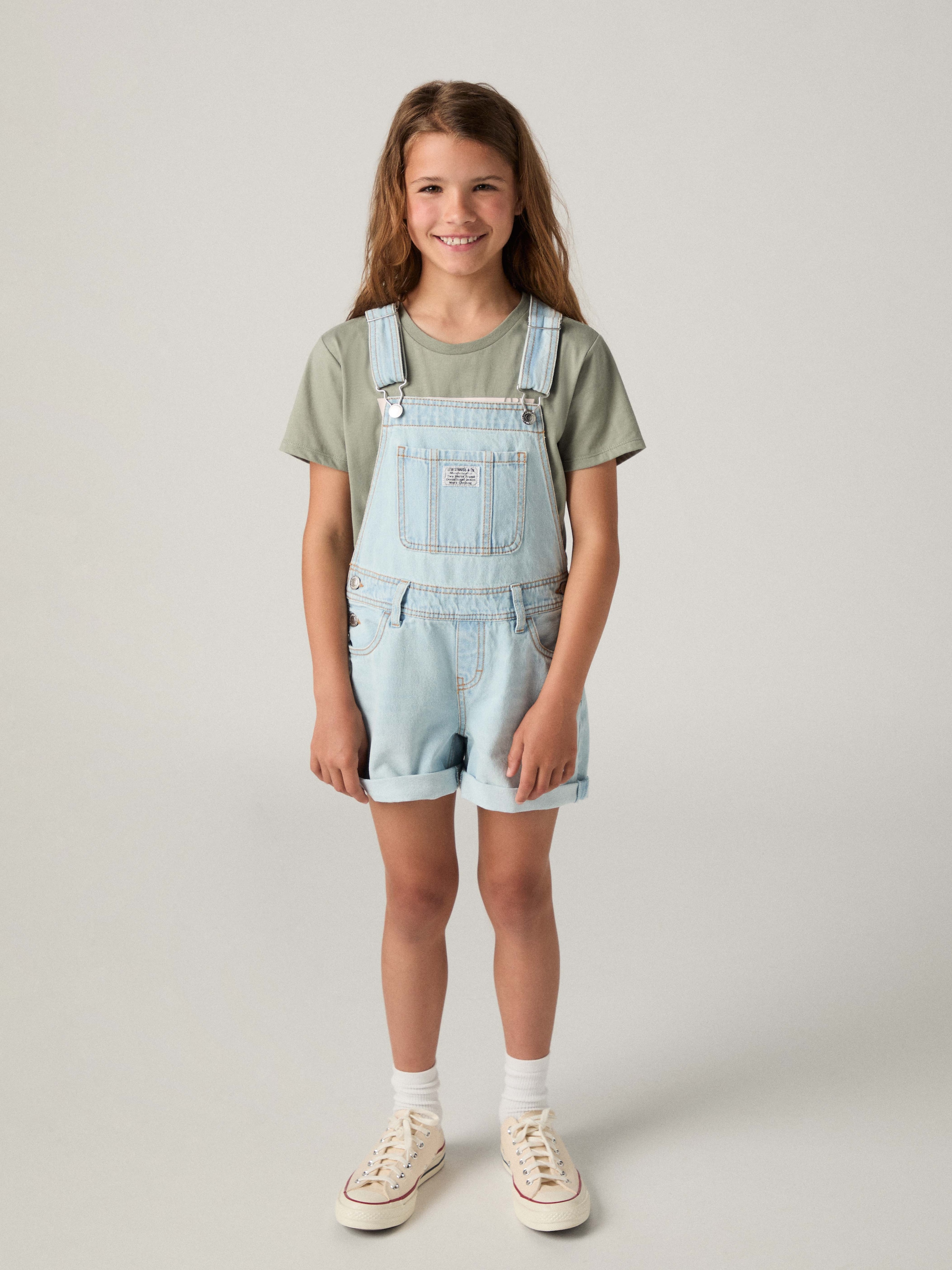 Levis Kids Latzhose mit Knöpfen an der Taille for GIRLS