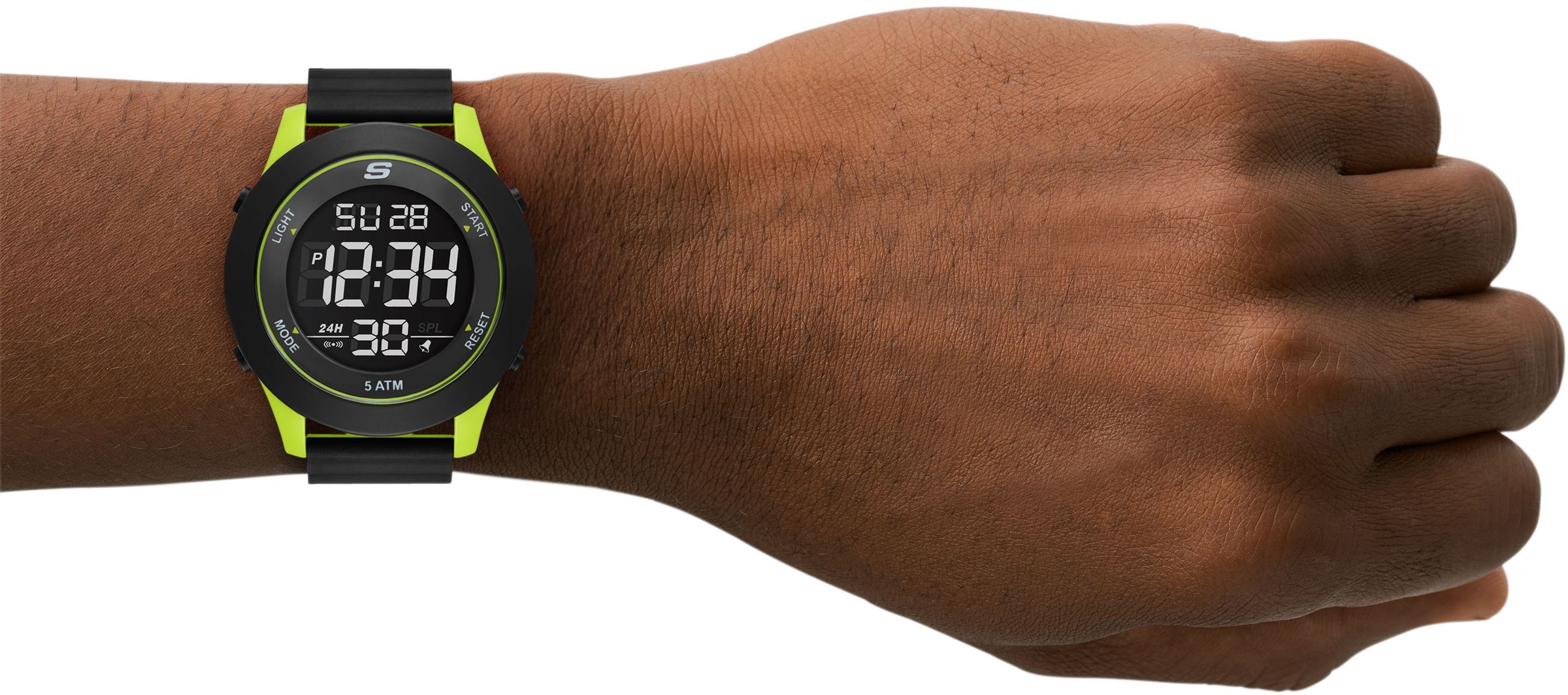 Skechers Chronograph »ROSENCRANS«, Quarzuhr, Armbanduhr, Herrenuhr, Silikonarmband, digital, Tag