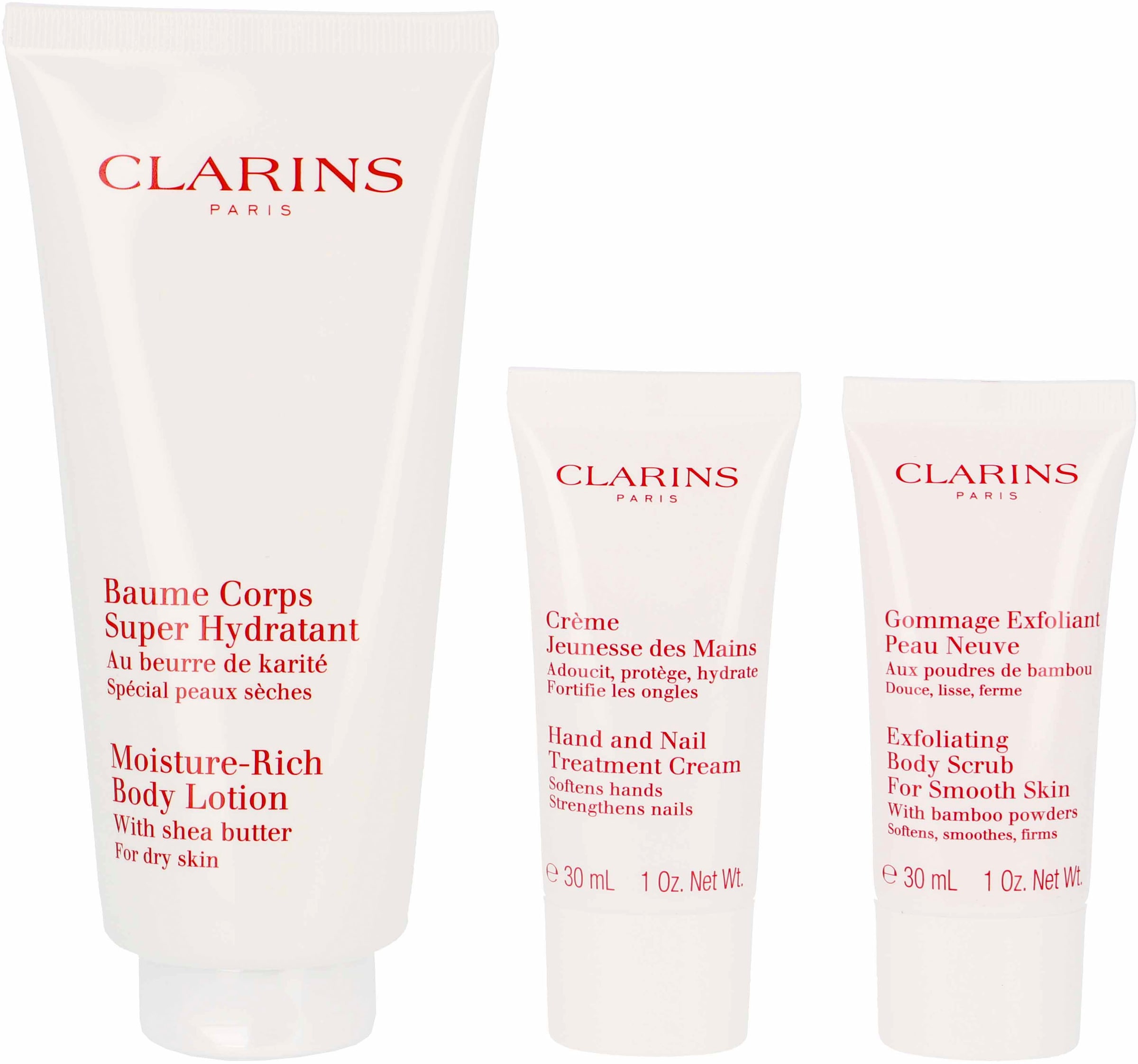 Clarins Hautpflege-Set »Moisture Rich Body Lotion«, (4 tlg.) online  bestellen | BAUR | Augenpflege-Sets