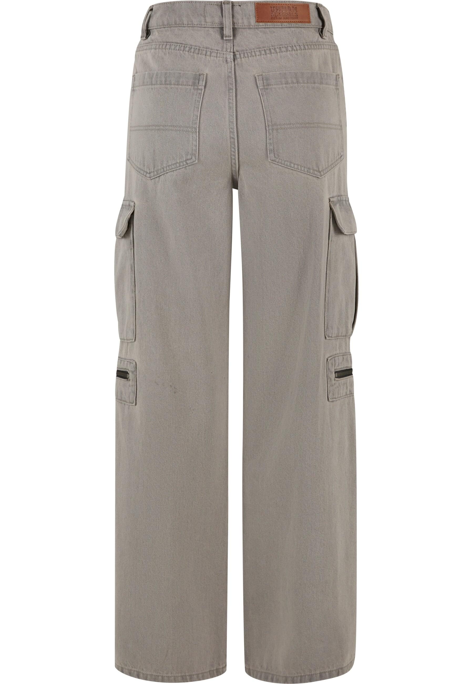 URBAN CLASSICS Cargohose »Urban Classics Ladies Loose Utility Denim Pants«, (1 tlg.)