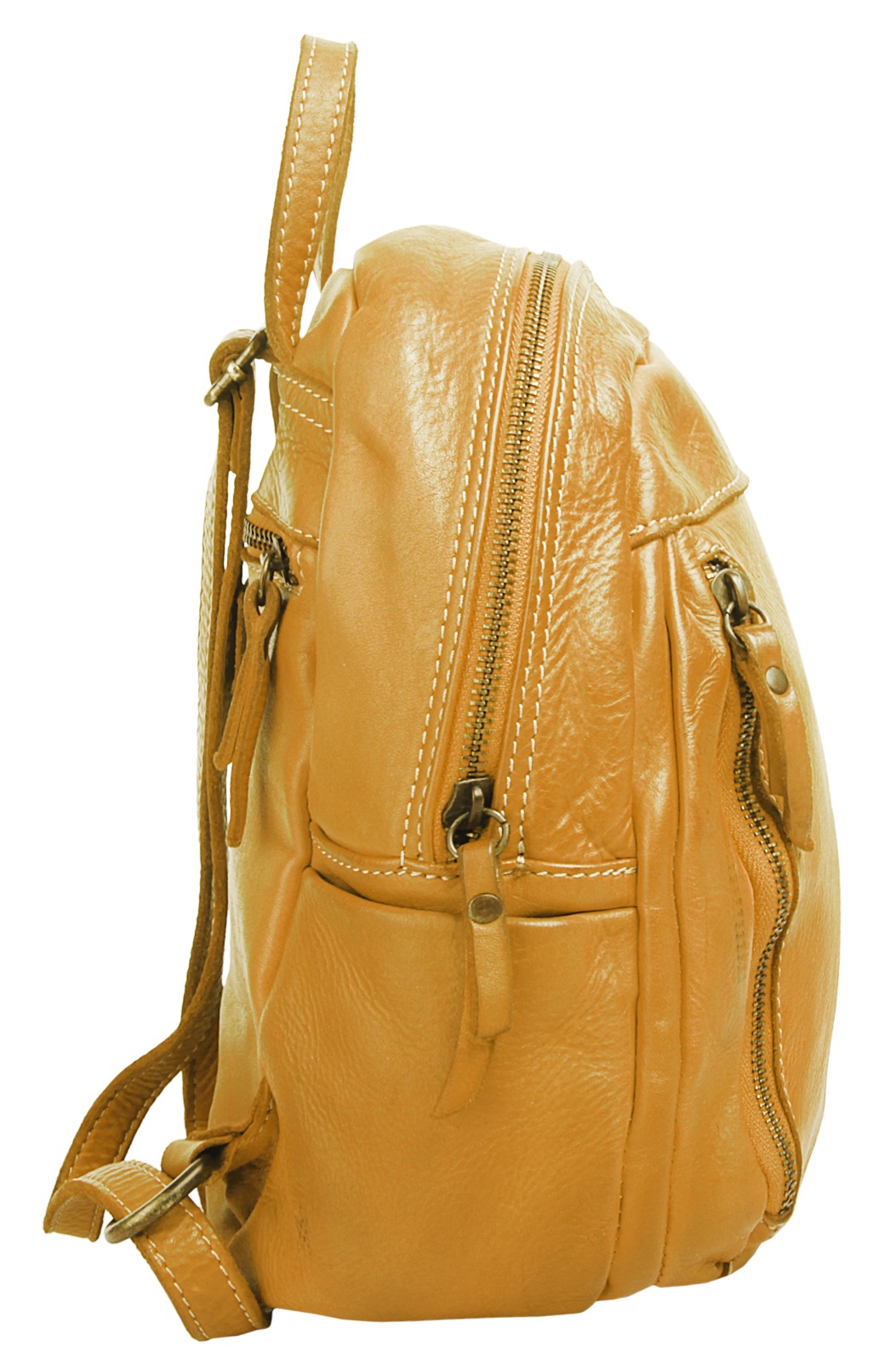 Cluty Cityrucksack, echt Leder, Made in Italy