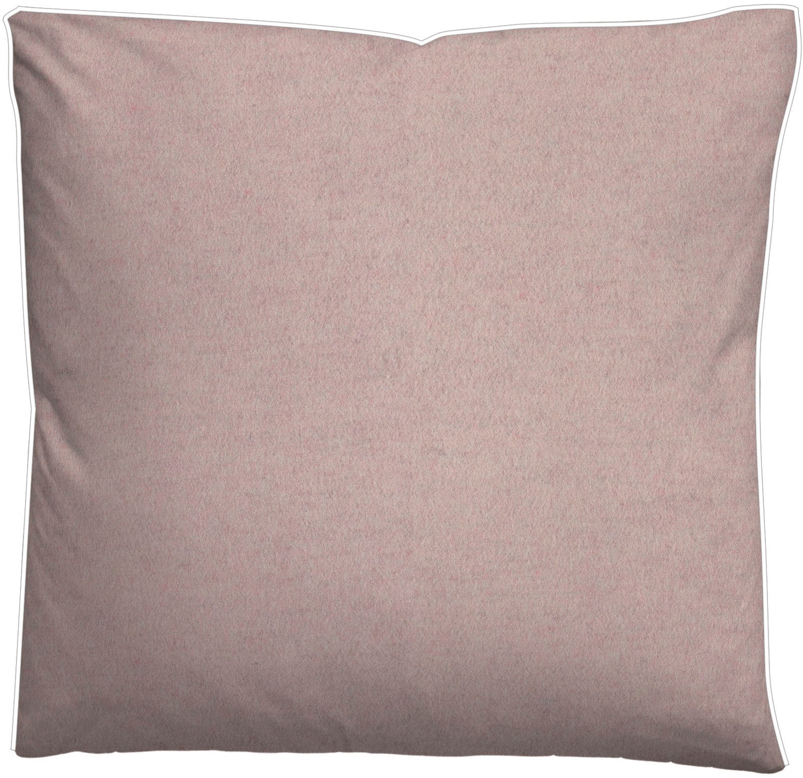 Biberna Wendebettwäsche »Hermal Biber, in Gr. 135x200, 155x220 oder 200x200 cm, Reißverschluss«, (2 tlg.), Bettwäsche in Melangeoptik, Winterbettwäsche, Made in Germany