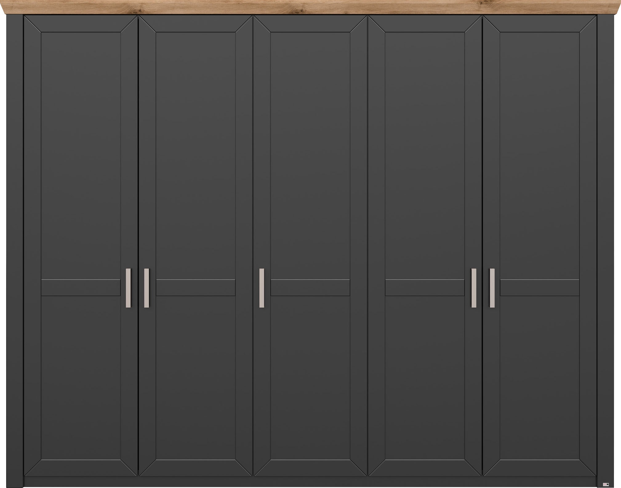 Thumbnail - set one by Musterring Kleiderschrank "York Schlafen" 1 Stk. tlg. mit Holztüren und Kranz in Eiche, versch. Breiten, Höhe...