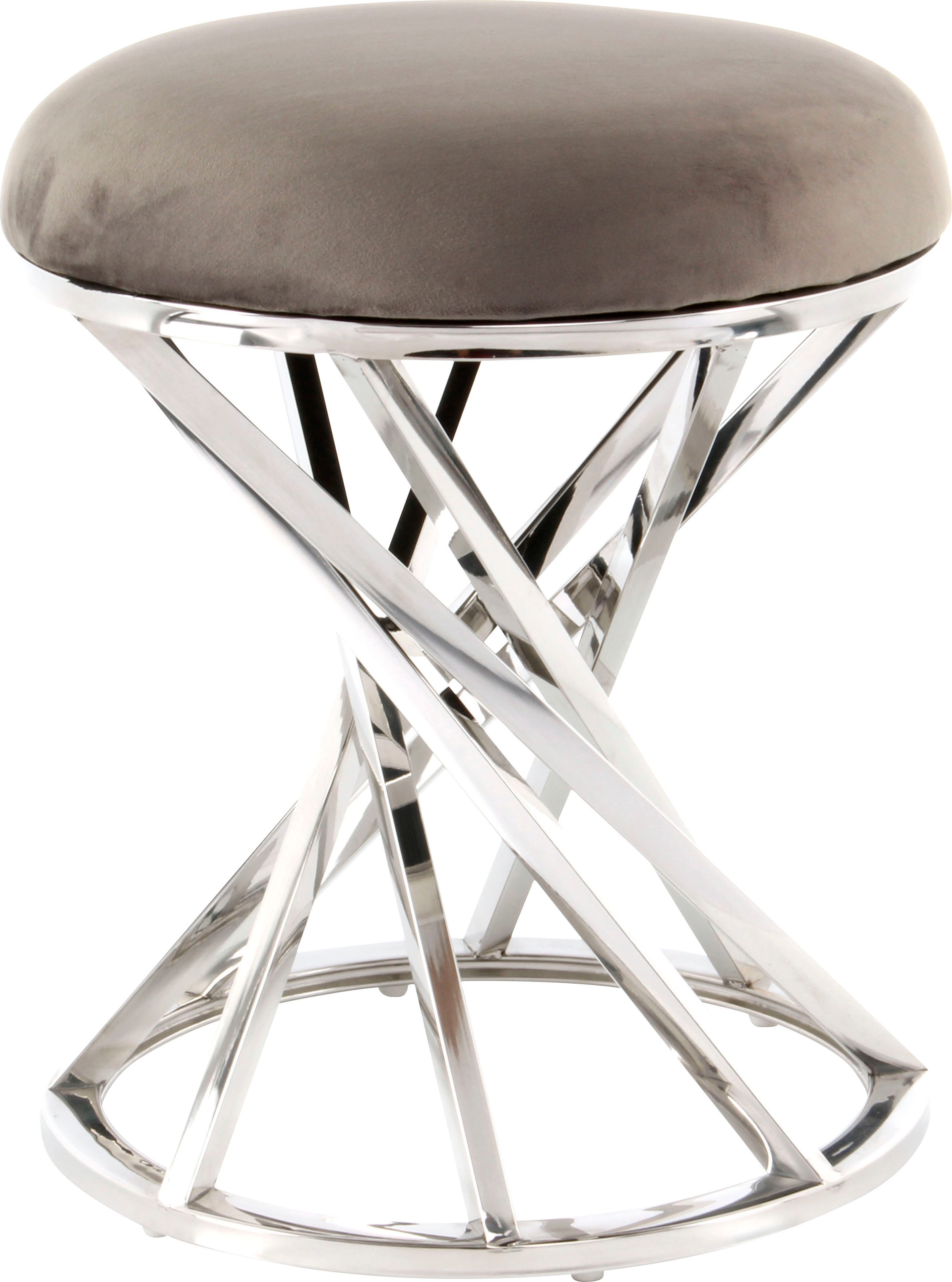 Kayoom Sitzhocker "Hocker Wesley 325,Sitzpouf in elegantem Design, Gestell günstig online kaufen