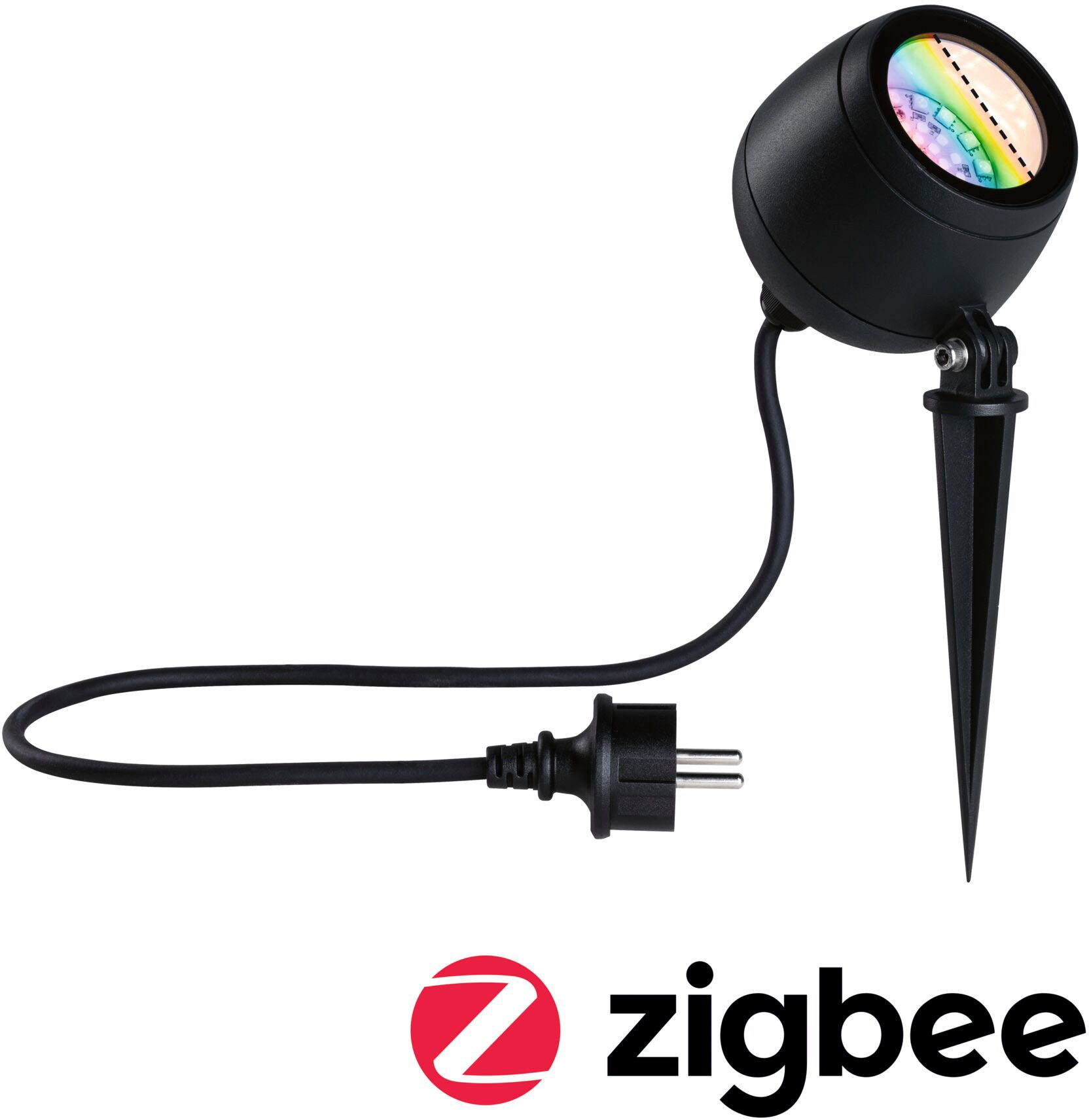 Friday ZigBee«, Kikolo ZigBee Gartenleuchte flammig-flammig, Spot LED | RGBW BAUR 1 RGBW 230V Black »Outdoor Paulmann