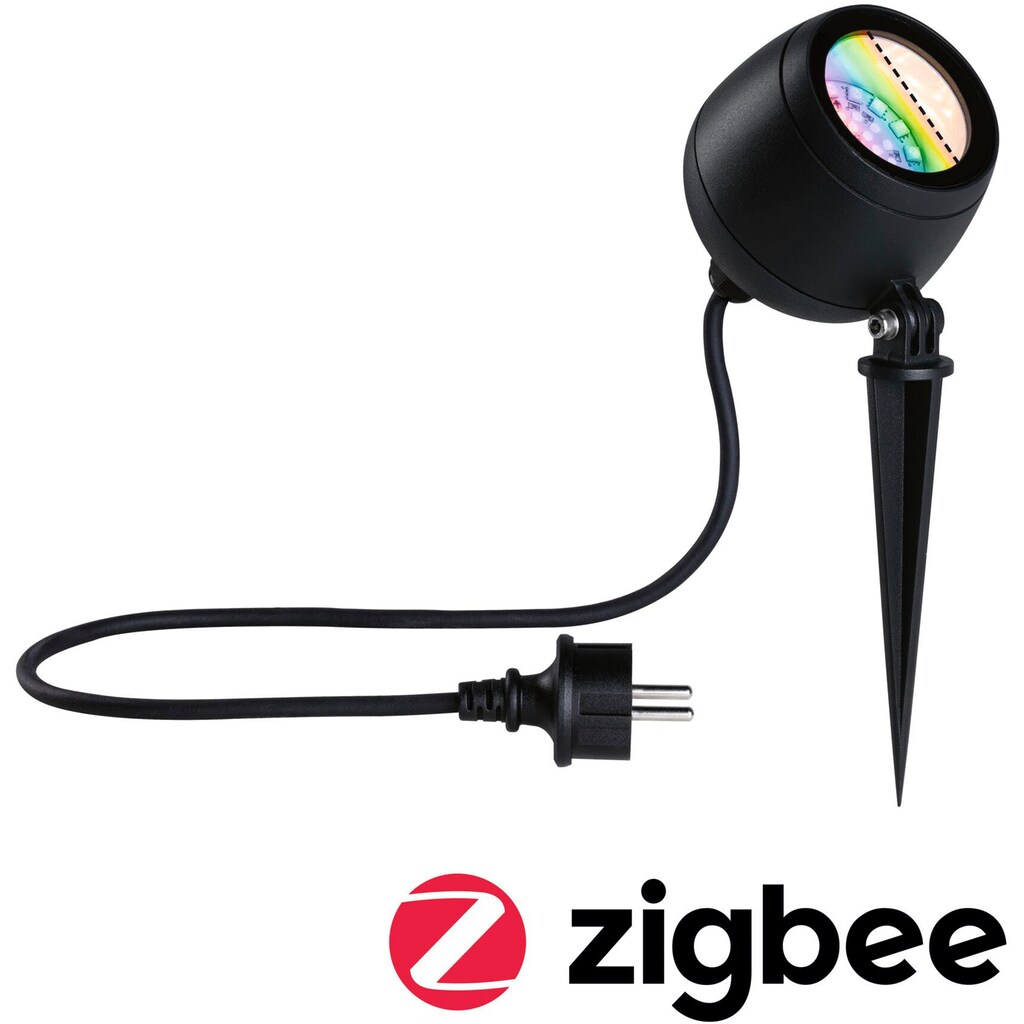 Paulmann LED Gartenleuchte »Outdoor 230V Spot Kikolo RGBW ZigBee«, 1 flammig-flammig