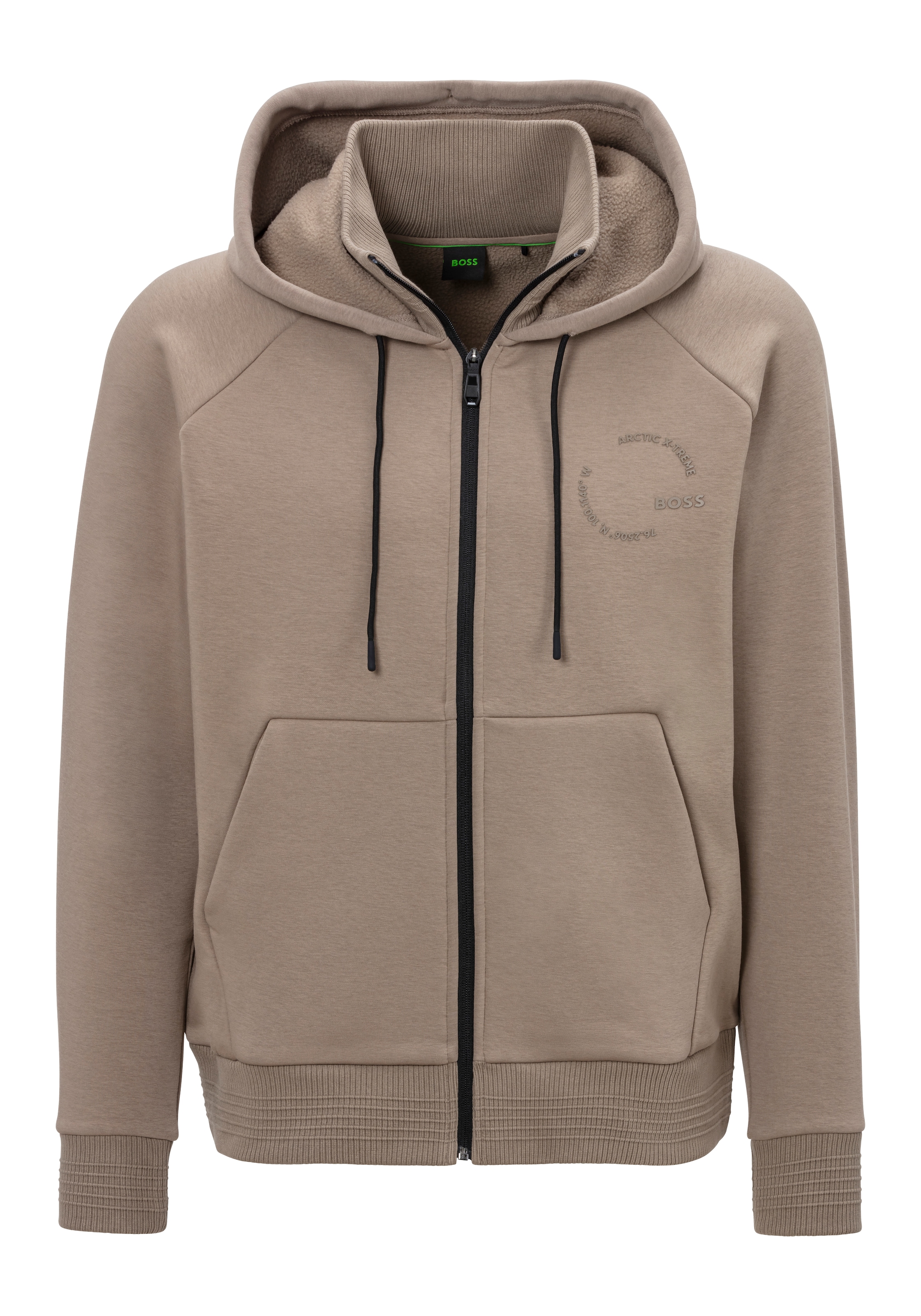 BOSS GREEN Kapuzensweatjacke »Snuggel«, mit Kordel