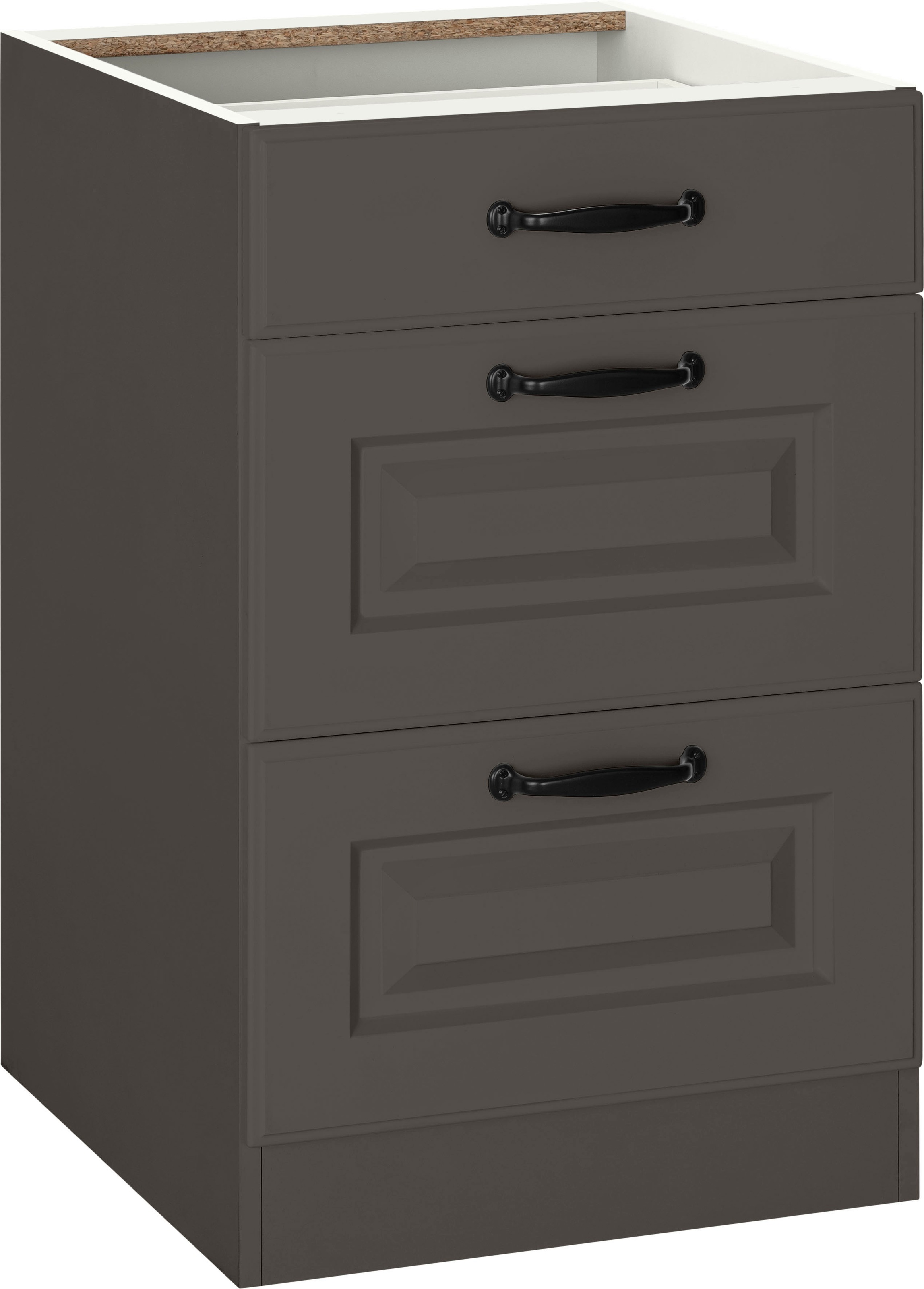 wiho Küchen Auszugsunterschrank "Erla, TOPSELLER" 50 cm breit mit Kassetten günstig online kaufen