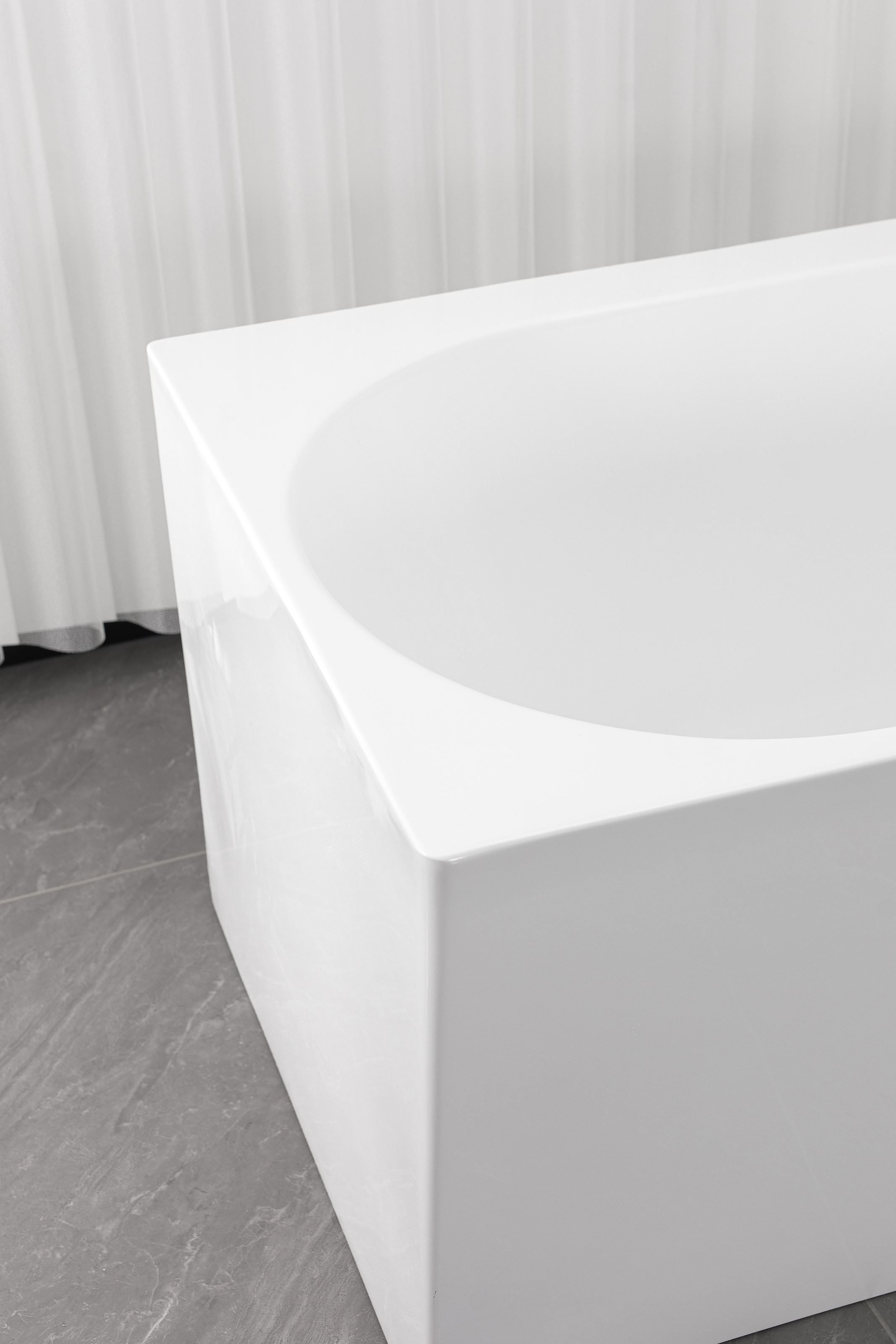Sanotechnik Badewanne »LUMA« Höhe 56 cm mit Ablaufstöpsel | verstellbare Füße | Überlauf 160cm, Acryl Badewanne rechts