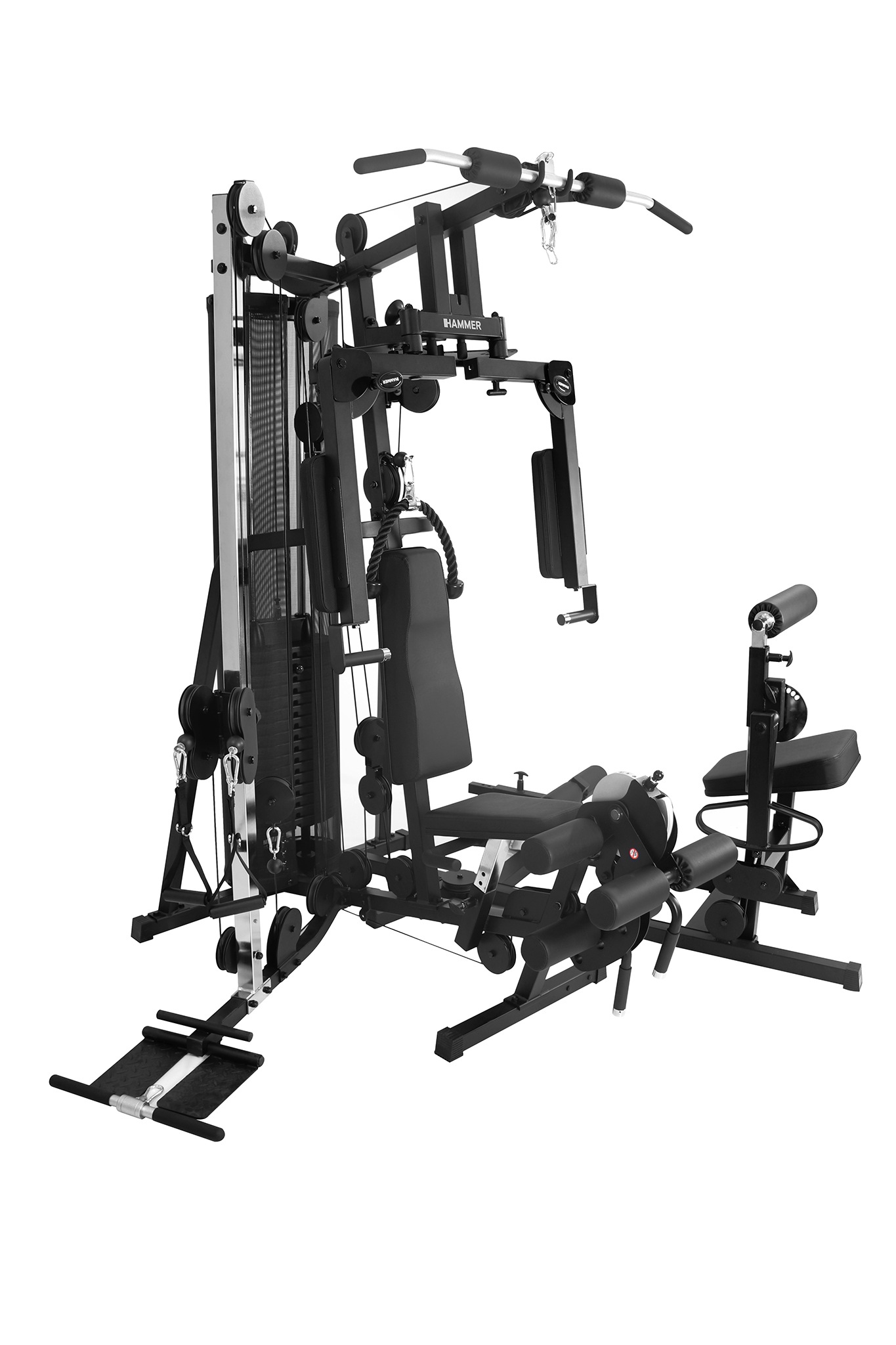 Finnlo by Hammer Kraftstation "Autark 2600" 16 Gewichtsblöcke Seilzug, Butterflystange, Latzug, Ruderfunktion und mehr, max. Benutzergewicht 120 kg, max. Trainingsgewicht 100 kg