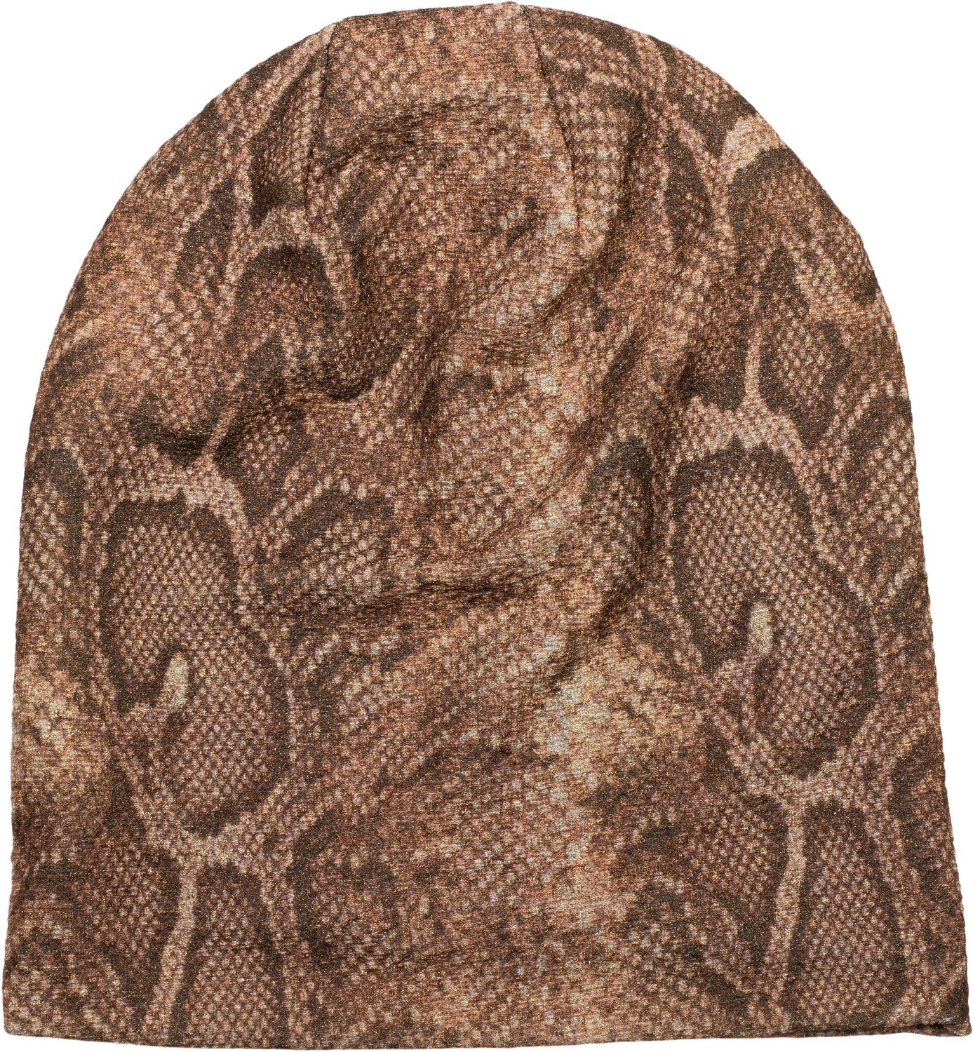 styleBREAKER Beanie "Beanie Mütze Glitzer Schlangen Muster" 1 Stk.