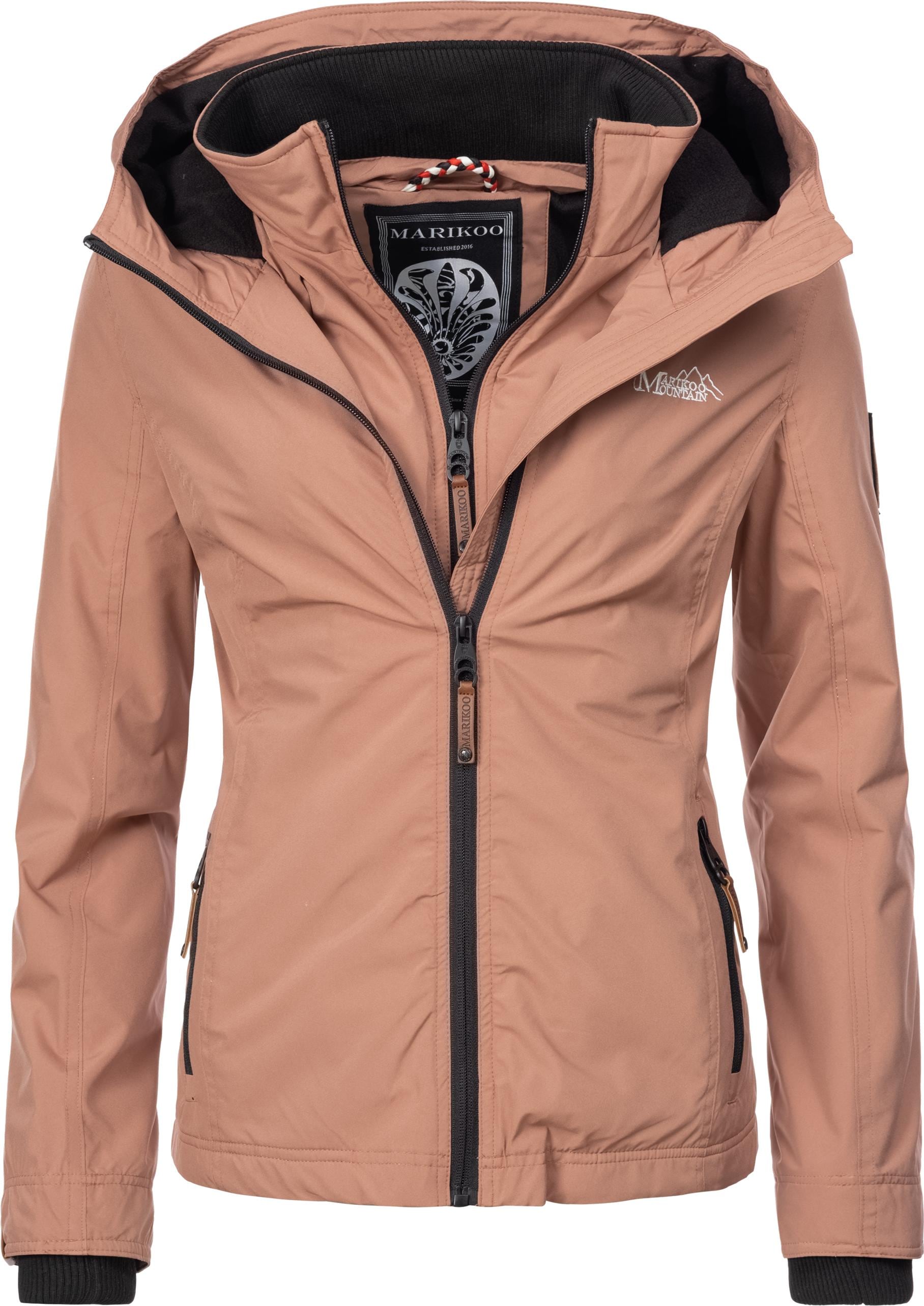 Marikoo Outdoorjacke »Erdbeere«, mit Kapuze, sportliche Funktionsjacke mit Kapuze