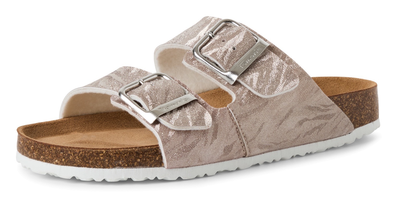 Tamaris Pantolette, Sommerschuh, Schlappen mit gepolstertem Fußbett günstig online kaufen