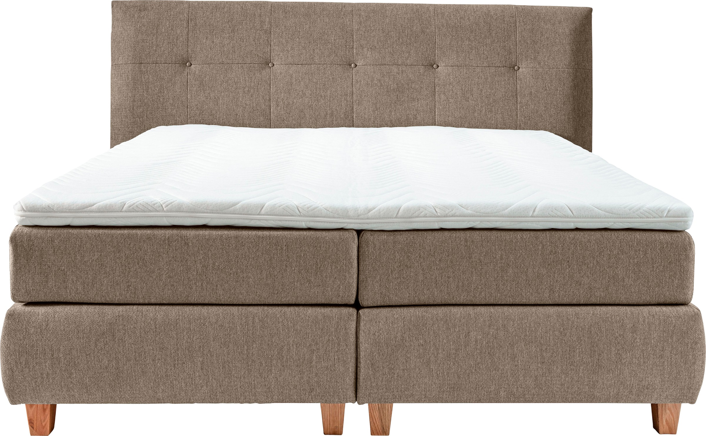 Thumbnail - alina Boxspringbett "Luella", ADA trendline Boxspringbett, inkl. Matratze und Viscoschaum-Topper