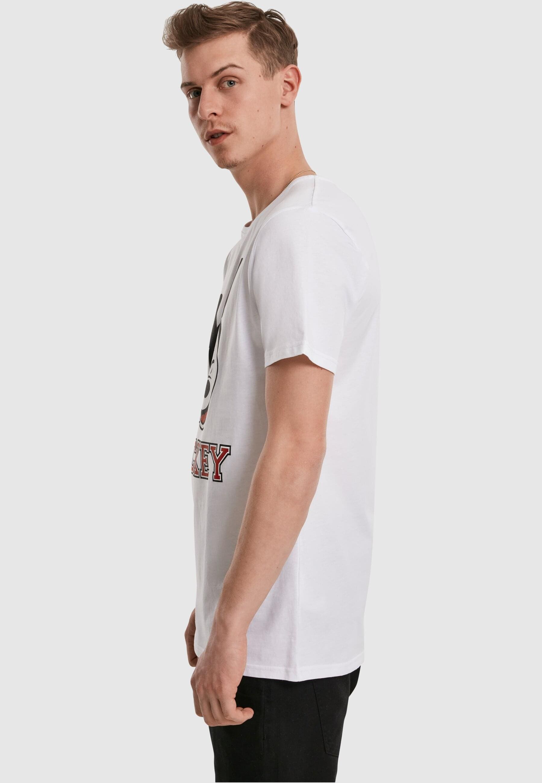 Merchcode T-Shirt »Merchcode Herren Mickey College Tee«, (1 tlg.)