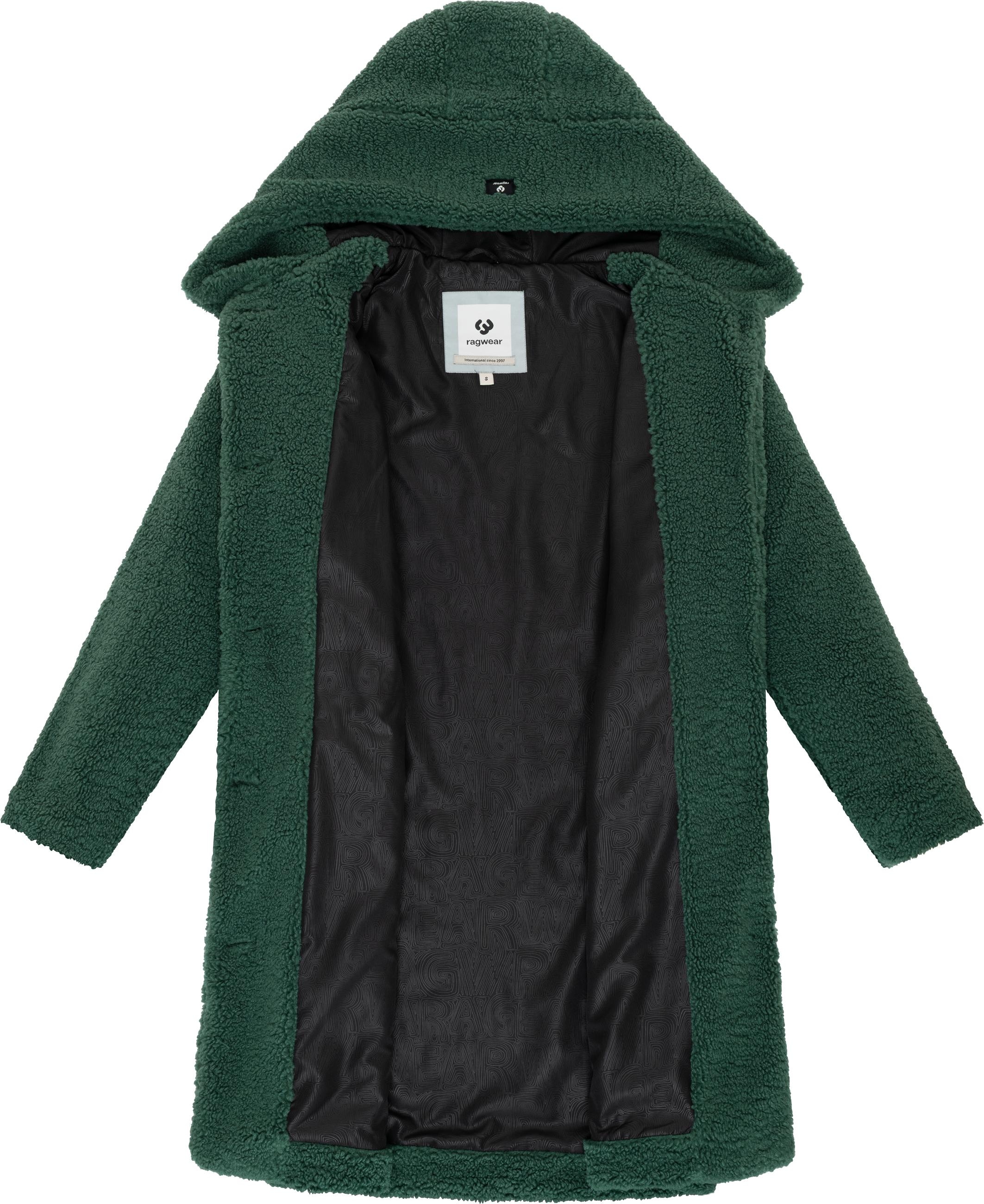 Ragwear Langmantel »Joonie YOUMODO« Langer Winter Plüschmantel mit Kapuze