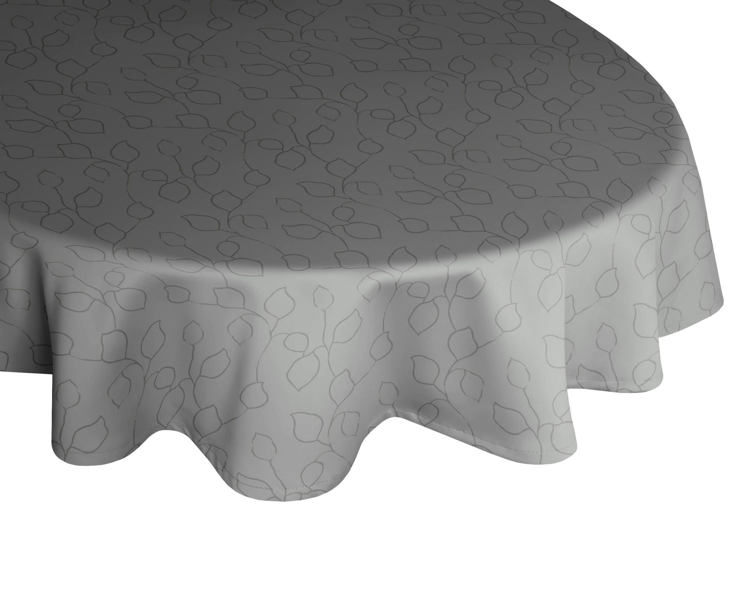 Wirth Tischdecke "Westport", (1 St.), Made in Germany, Jacquard Dekostoff, Blatt-Design, Pflegeleicht