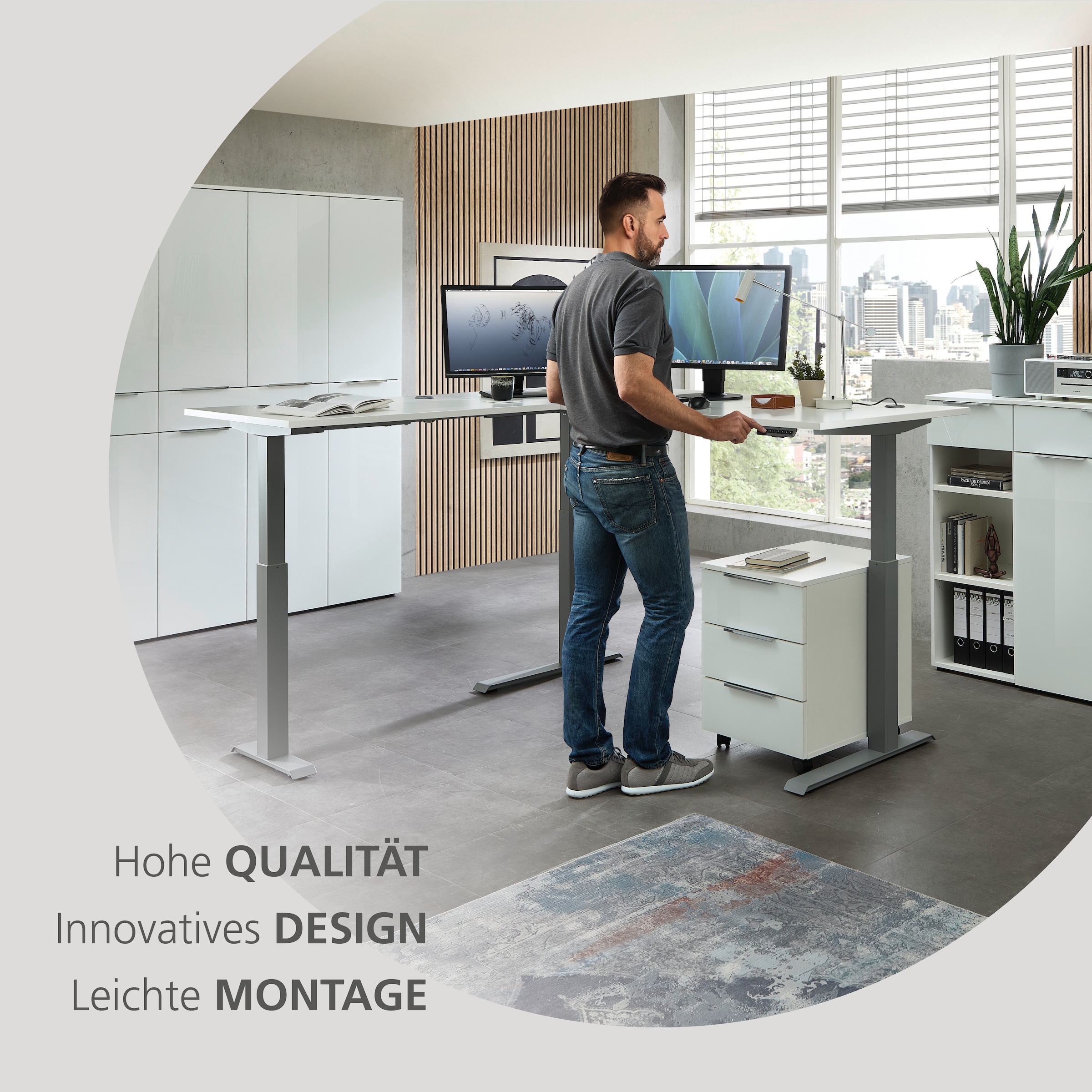 Innostyle Rollcontainer »Santorin« 1 Stk. tlg. Rollen teilweise mit Bremse