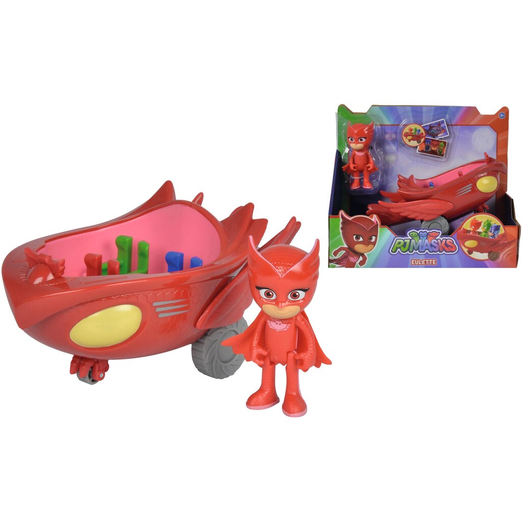 SIMBA Spielzeug-Auto »PJ Masks, Eulette mit Eulengleiter«