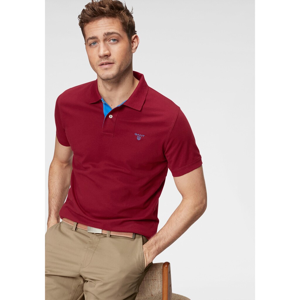 Gant Poloshirt »Contrast Collar PIQ SS Rugger«