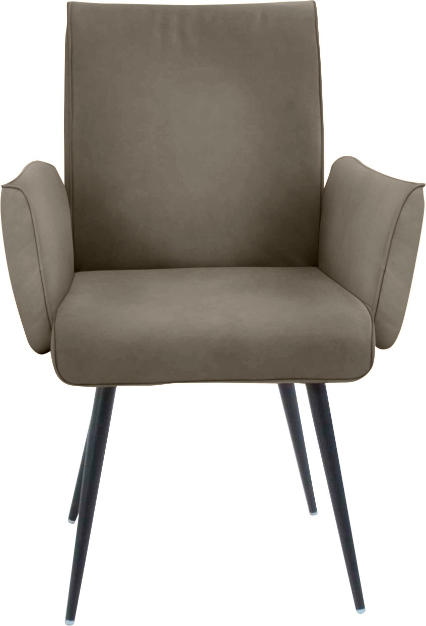 K+W Komfort & Wohnen Armlehnstuhl "Giacomo I" () 1 Stk.4- Fuß-Armlehnenstuh günstig online kaufen