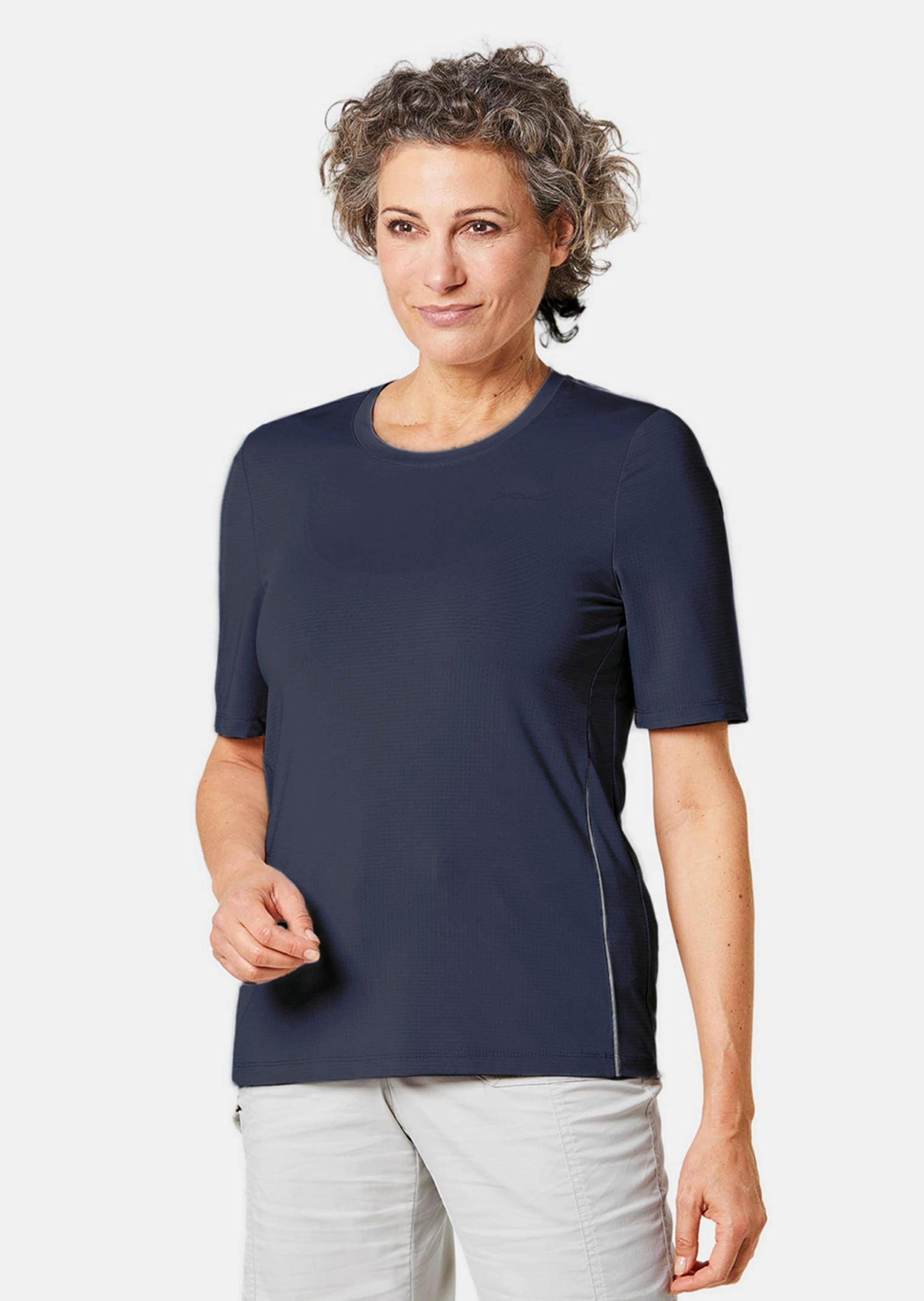 GOLDNER Kurzarmshirt »Sport-Shirt mit Reflektoren«