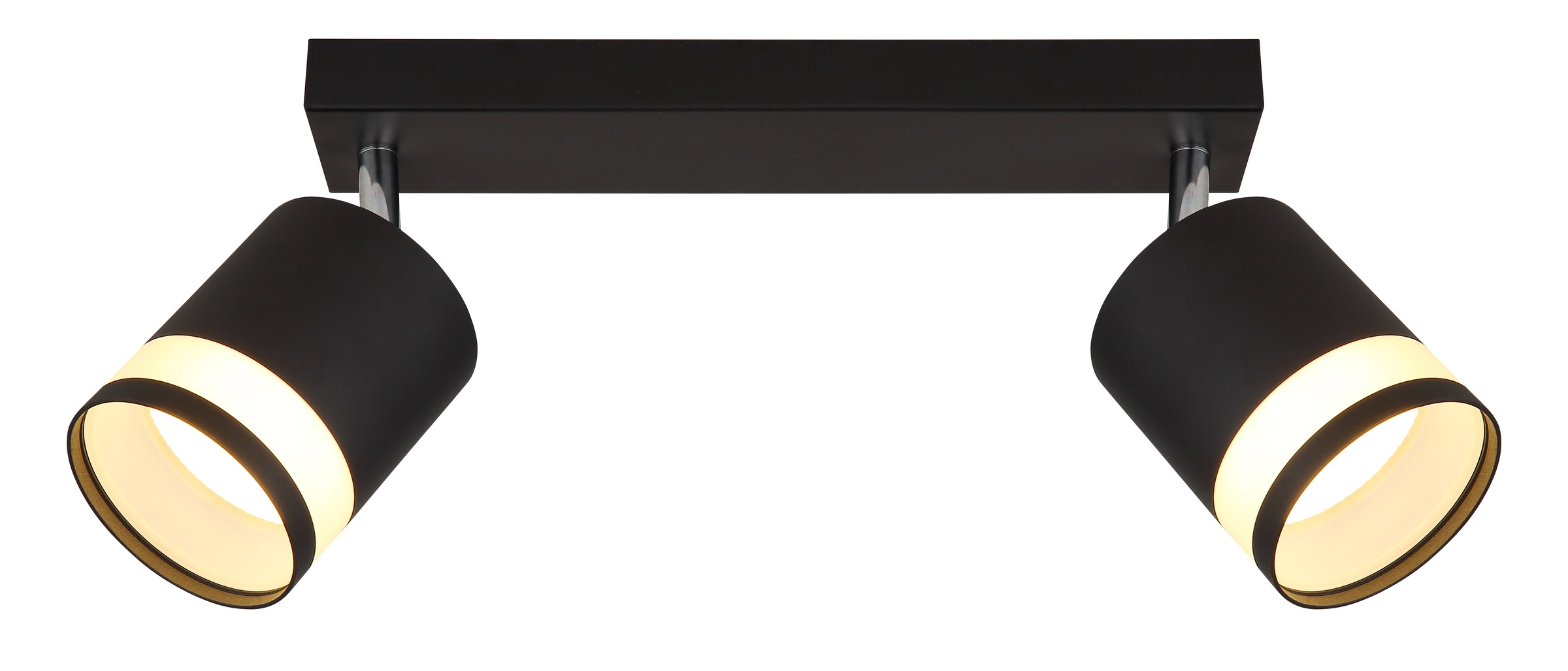 GLOBO LIGHTING Deckenstrahler »LUCERO«, Leuchtmittel GX53 | Leuchtmittel wechselbar, Deckenspot/schwarz/3000K/Wohnzimmer/Flur