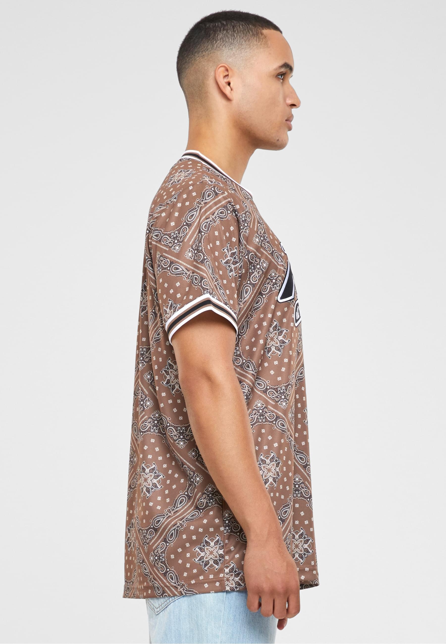 Karl Kani T-Shirt »Karl Kani Herren KM232-008-3 Unisex KK Varsity Paisley Mesh Tee«, (1 tlg.)