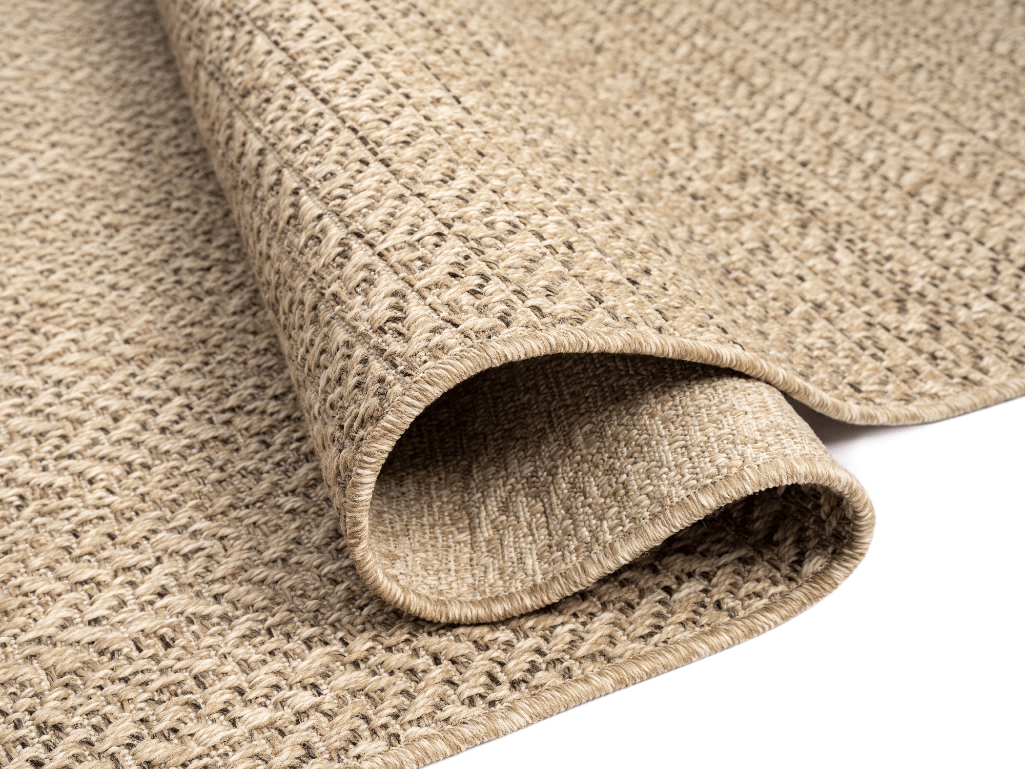 Merinos Kilimas »Kenzy 7« rechteckig 1 mm aukštis robuster In- ir Lauko Kilimas im natürlichen Jute-Look wetterfest