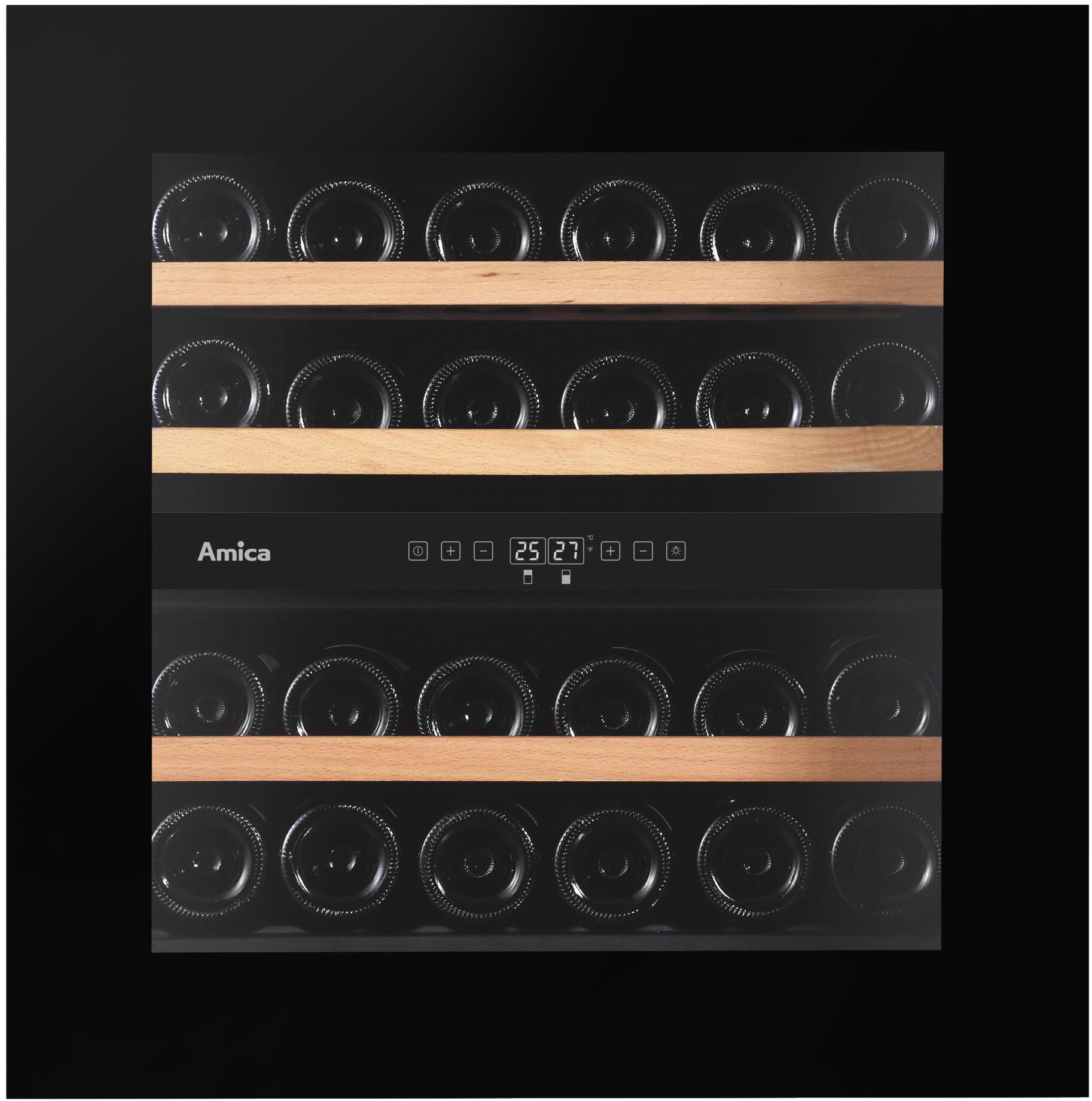 Amica Einbauweinkühlschrank "WK 341 215 S" für 26 Stk. Standardflaschen á 0 günstig online kaufen