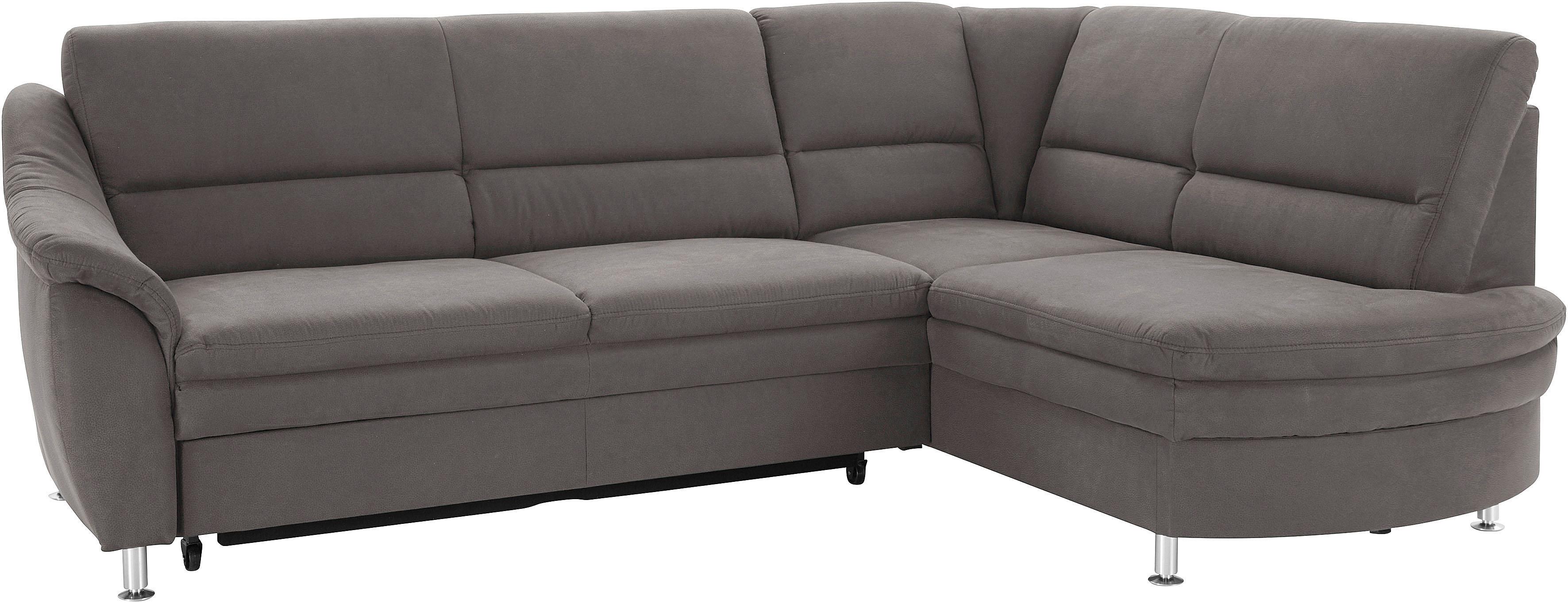 sit&more Ecksofa "Cardoso L-Form" mit Federkern, wahlweise mit Schlaffunktion und Schubkasten