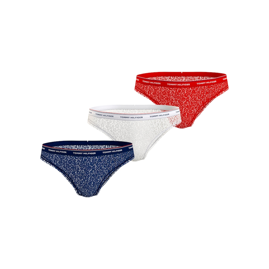 Tommy Hilfiger Underwear Bikinislip »3 PACK BIKINI LACE (EXT SIZES)«, (Packung, 3er-Pack), mit Tommy Hilfiger Logobund