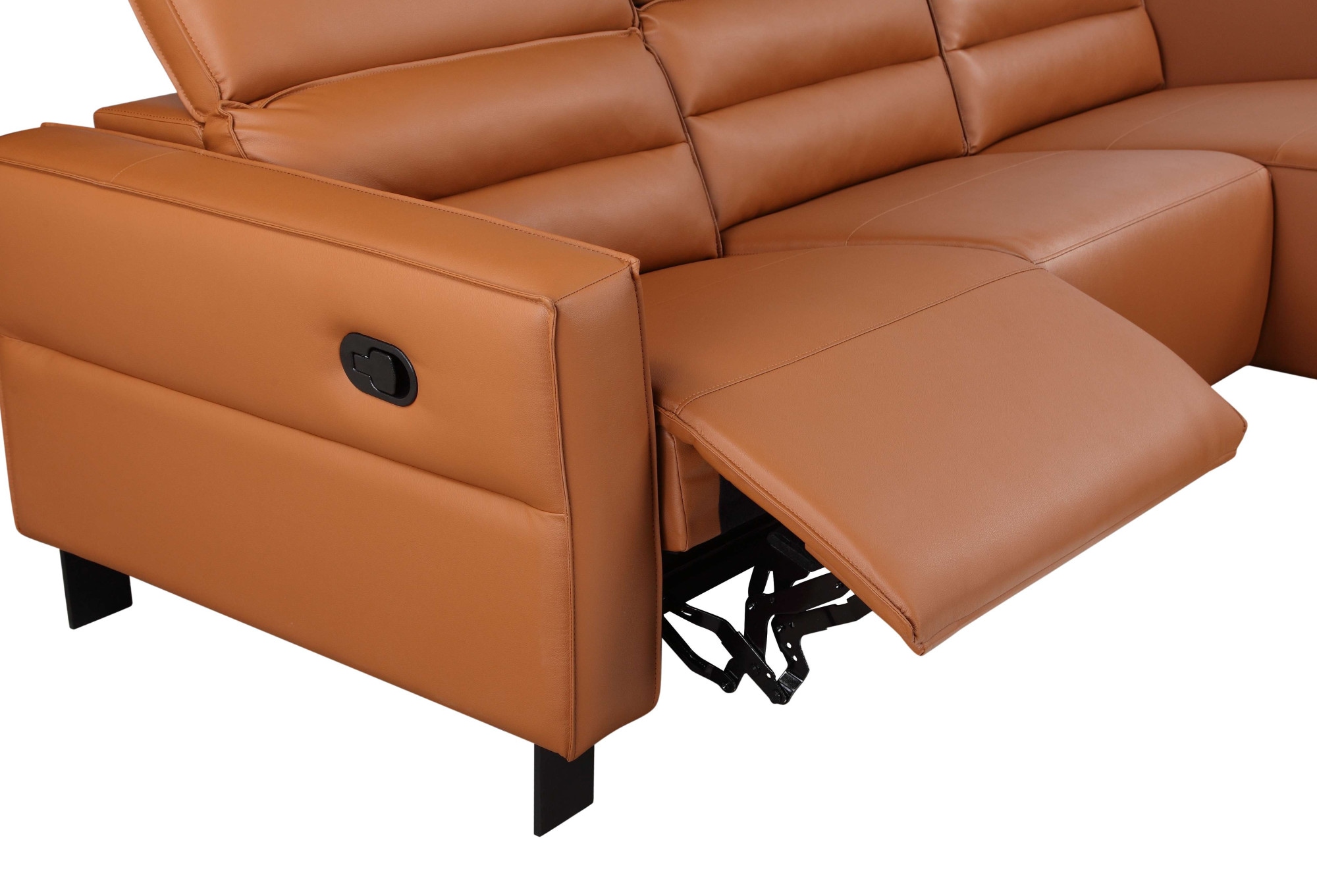 Places of Style Ecksofa »Carpari, L-Form, 263 cm, manuelle o. elektrische Relaxfunktion,«, USB A/C und Kopfteilverstellung