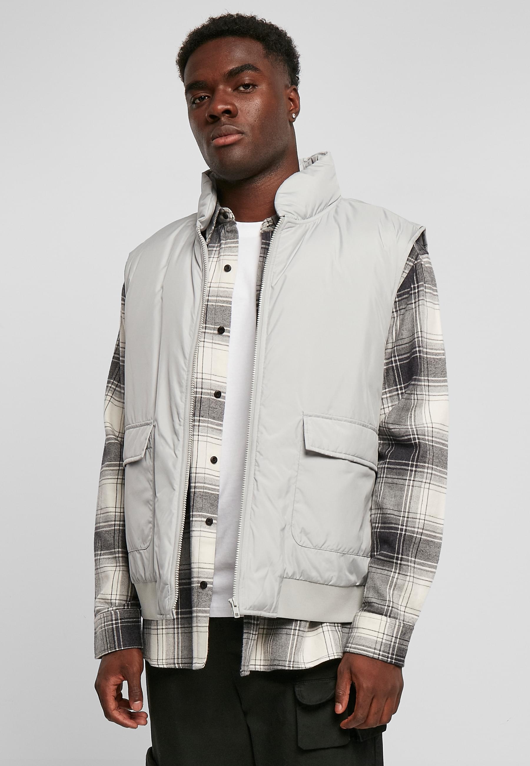 URBAN CLASSICS Jerseyweste »Urban Classics Herren Clean Puffer Vest«, (1 tlg.)
