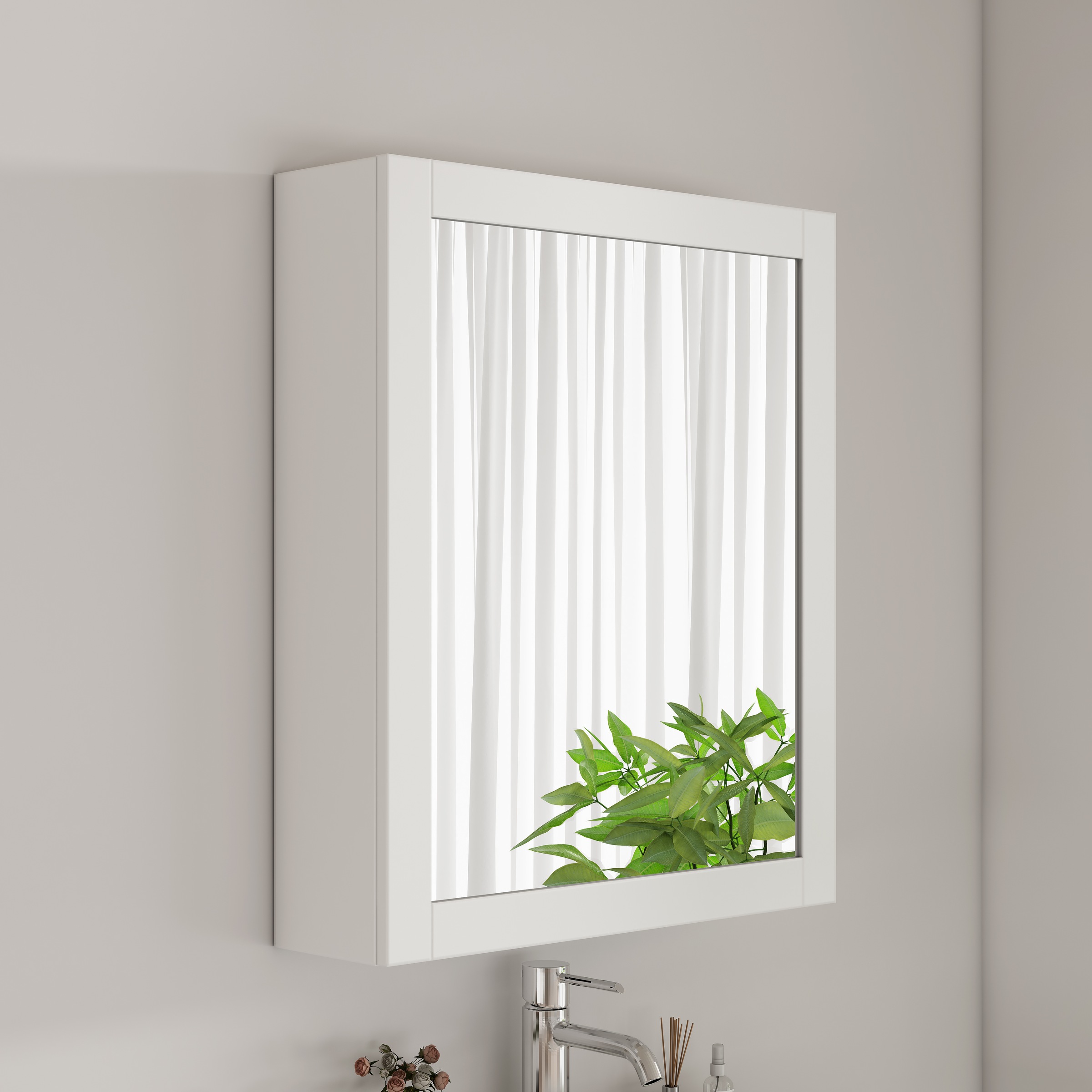 welltime Spiegelschrank "AMSTERDAM" platzsparender Spiegelschrank mit indiv günstig online kaufen