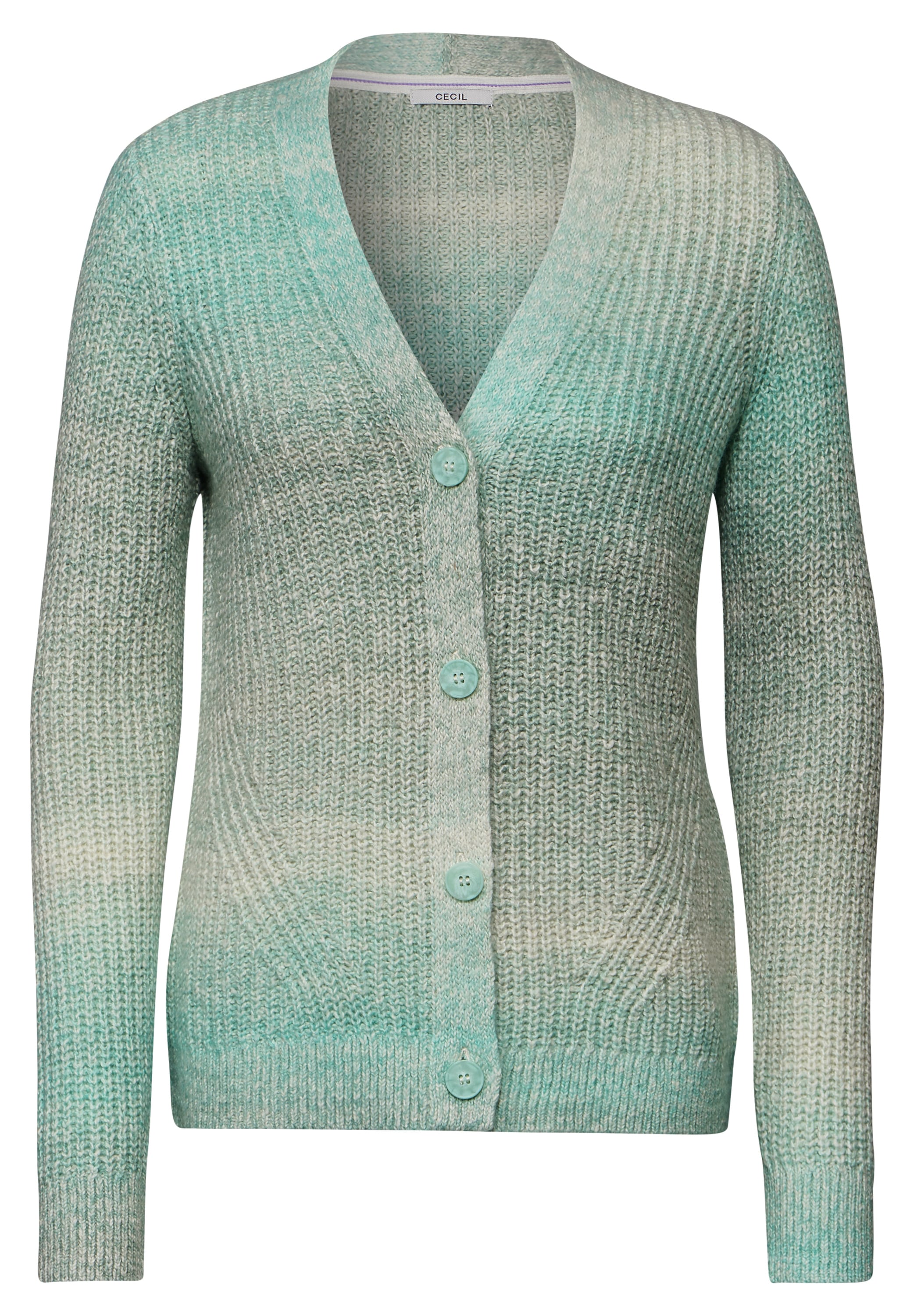 Cecil Cardigan, mit Knopfleiste