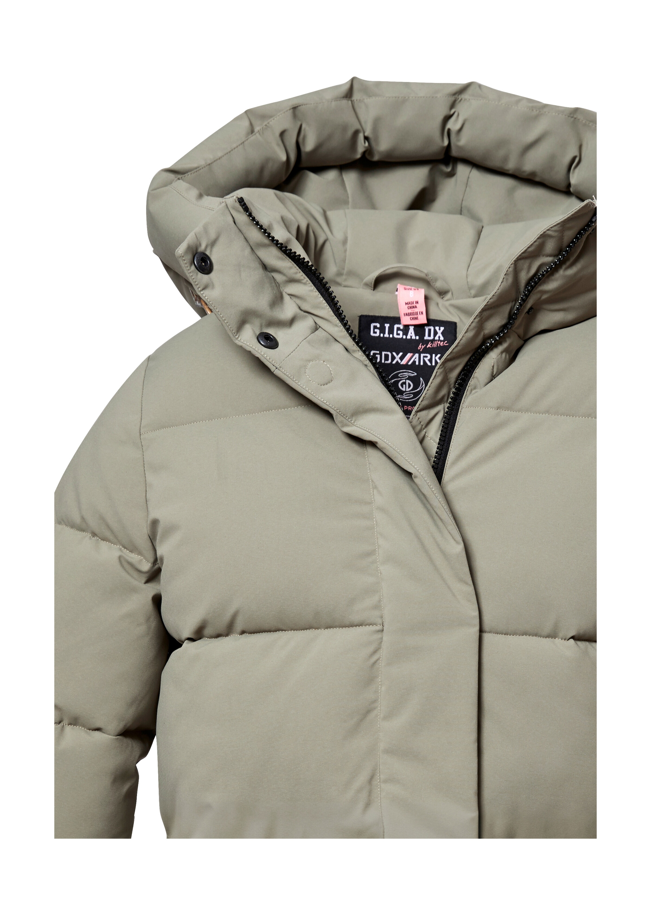 G.I.G.A. DX by killtec Steppmantel »GW 1 WMN QLTD PRK«, Damen Steppparka, winddicht, wasserabweisend, 10.000 mm Wassersäule