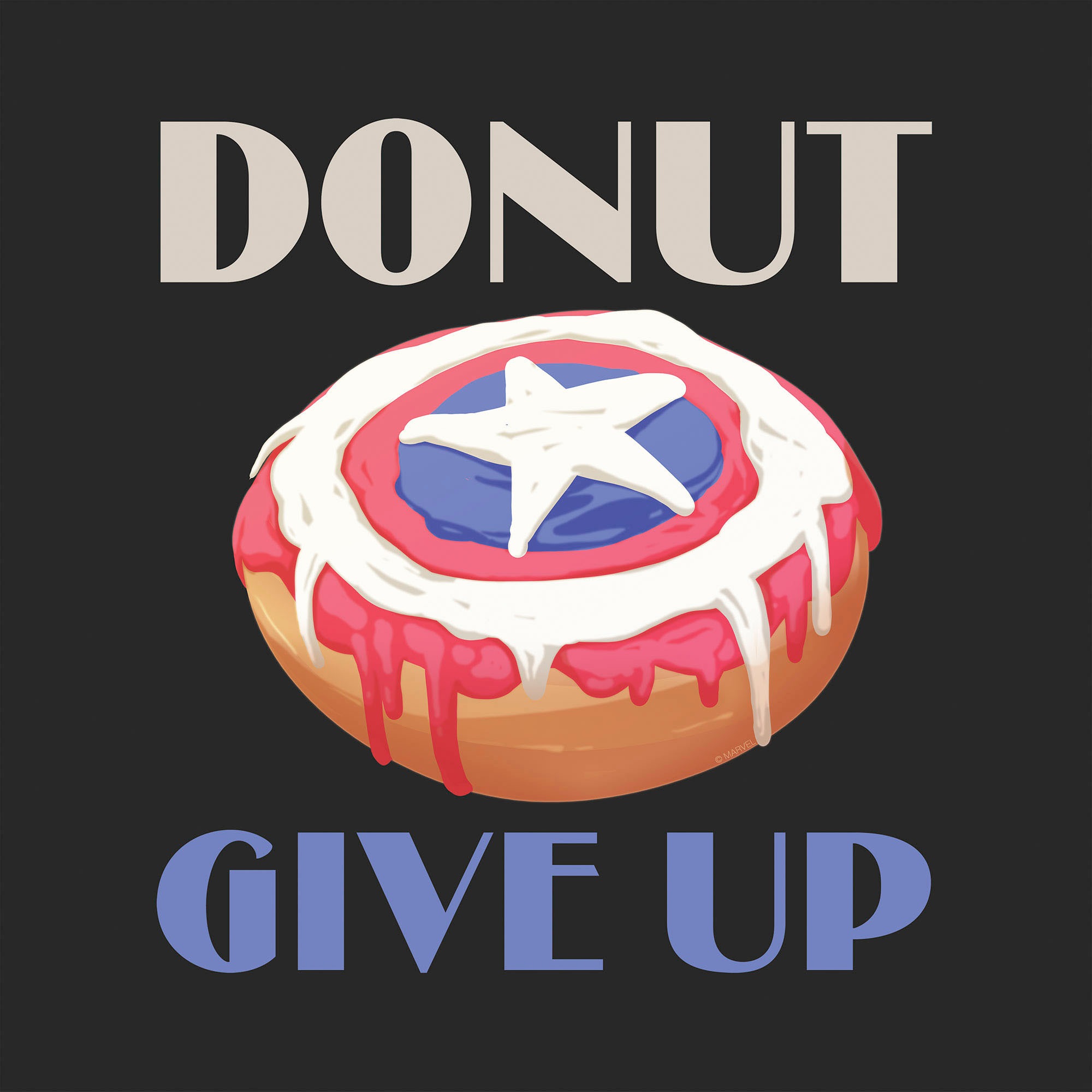 Komar Leinwandbild "Donut give up - Größe 30 x 30 cm" Disney 30 x 30 cm (Br günstig online kaufen