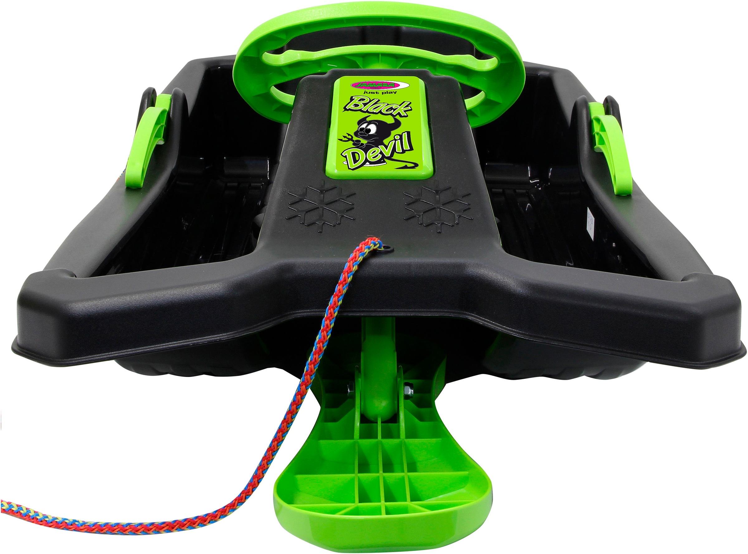 Jamara Bob »Snow Play Bob Black Devil 84cm schwarz mit Lenkrad und Bremse« Made in Europe