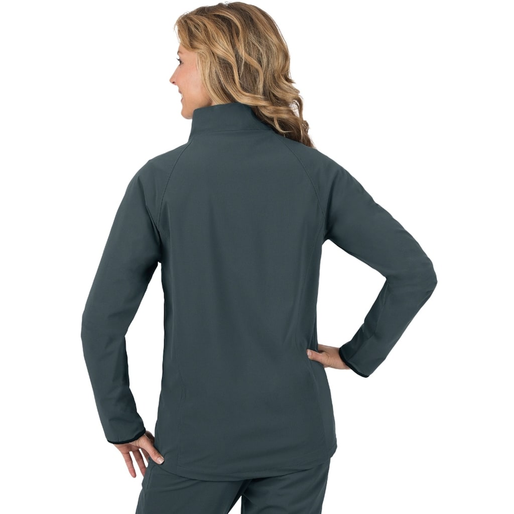 Trigema Trainingsjacke »TRIGEMA Raglan-Jacke mit Netzinnenfutter«, (1 St.)