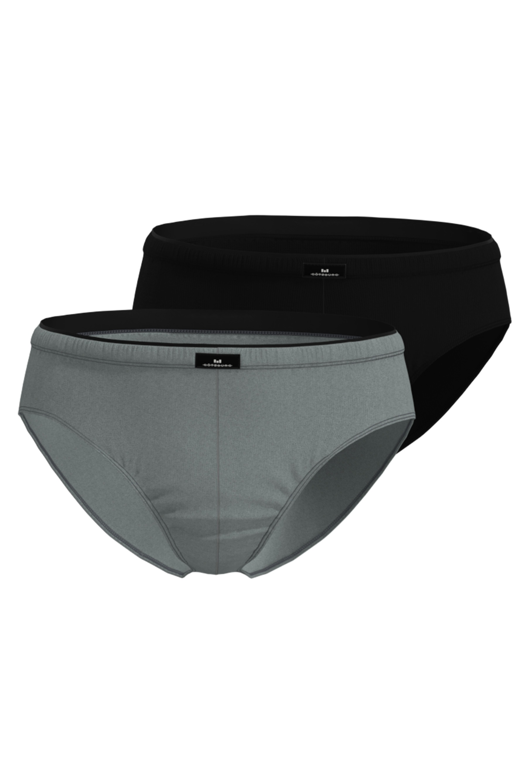 GÖTZBURG Slip "X-Lastic" 2er Pack, kurz, eng, basic, mit Logo, elastischer günstig online kaufen