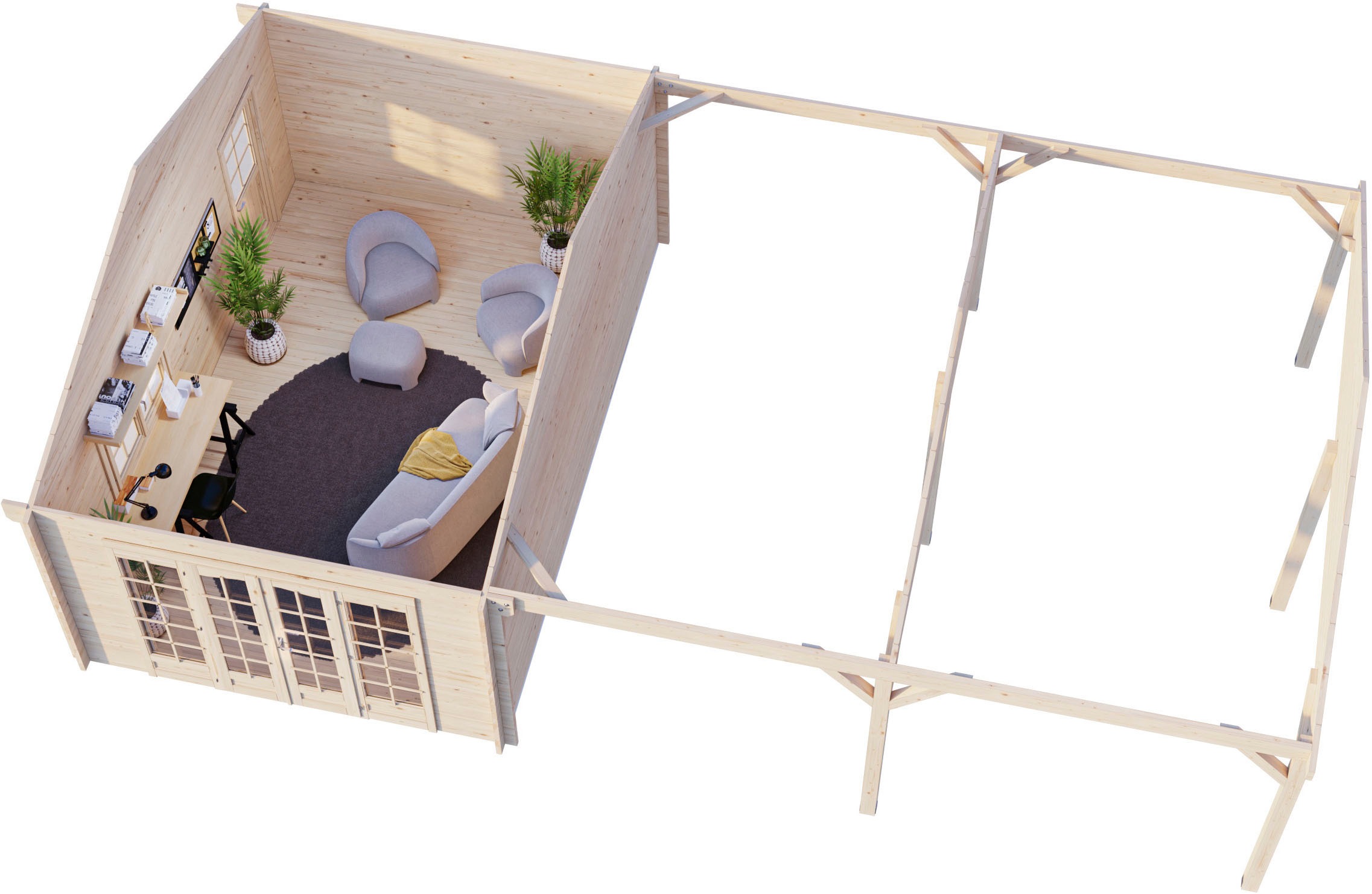 Palmako Gartenhaus »Irene« verschiedene Farben