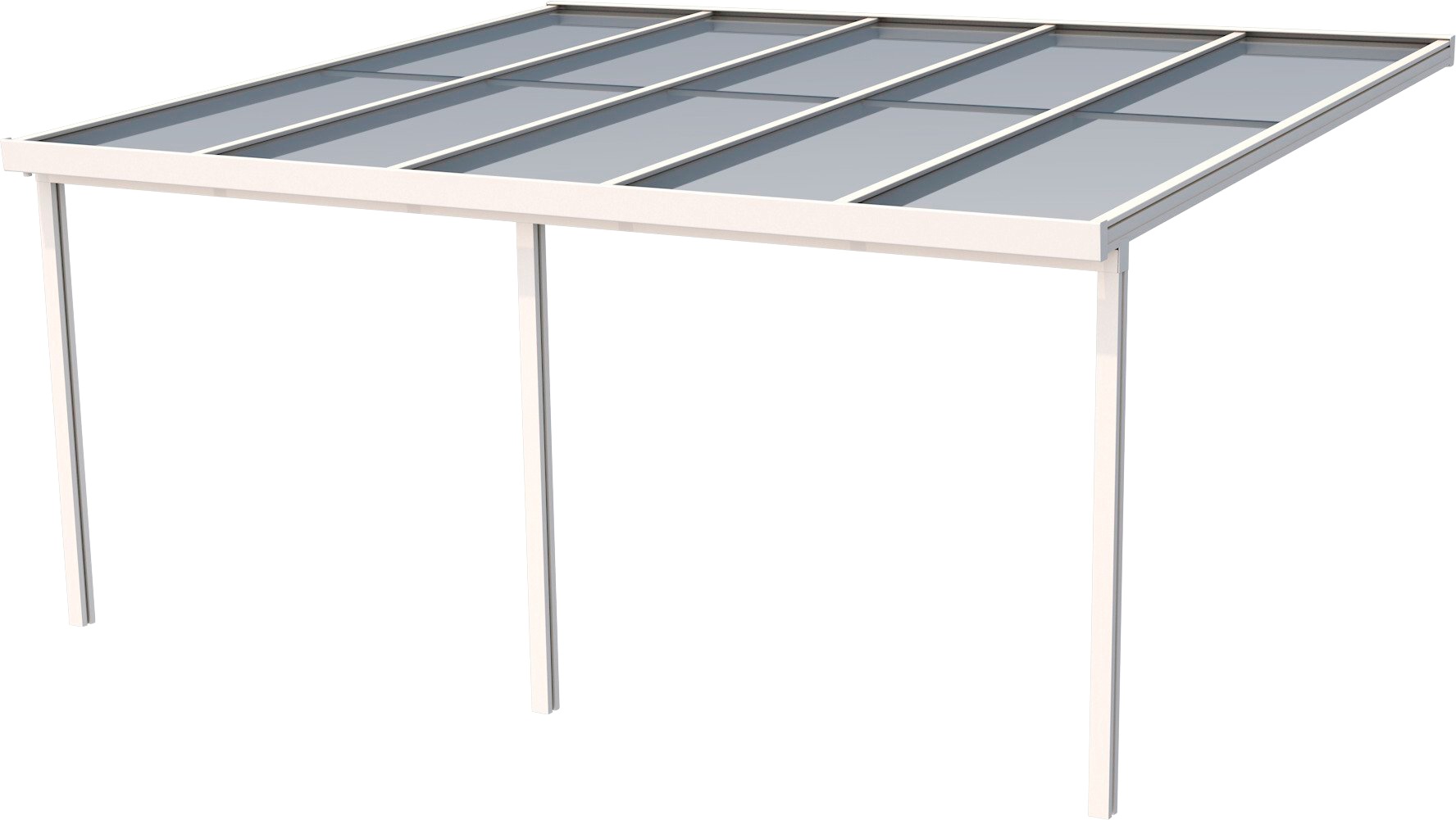 GUTTA Terrassendach "Premium", BxT: 510x406 cm, Dach Polycarbonat bronce