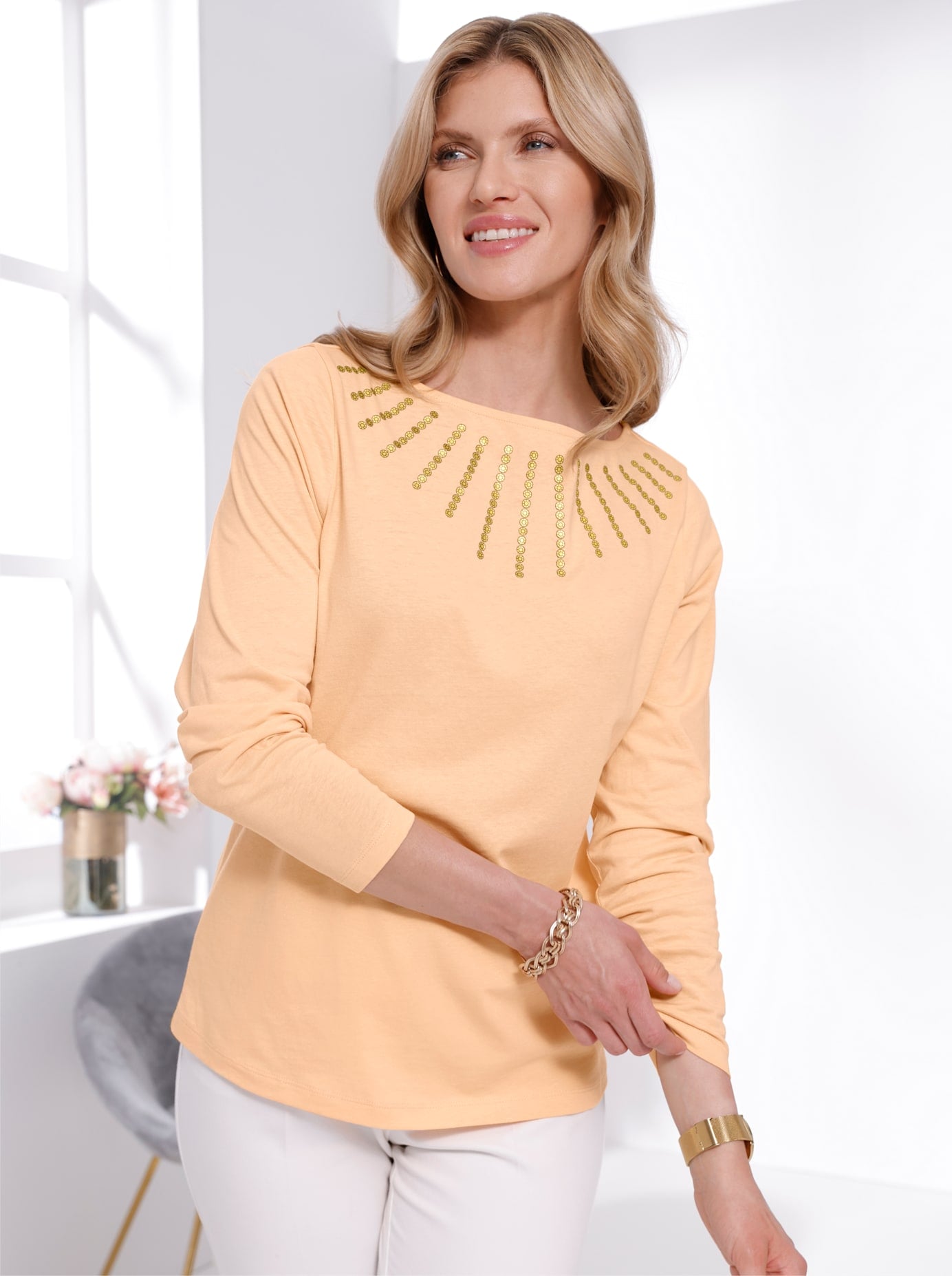 Classic Basics Langarmshirt "Shirt" 1 Stk. tlg. günstig online kaufen