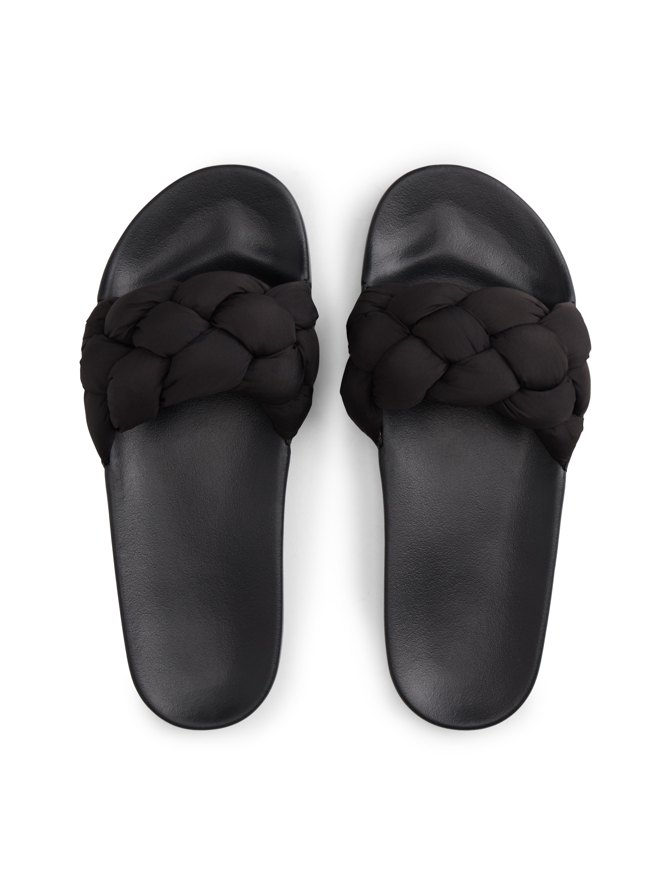 Tommy Jeans Pantolette »TJW BRAIDED SLIDES«  Sandale, Pantolette, Flat mit geflochtener Bandage