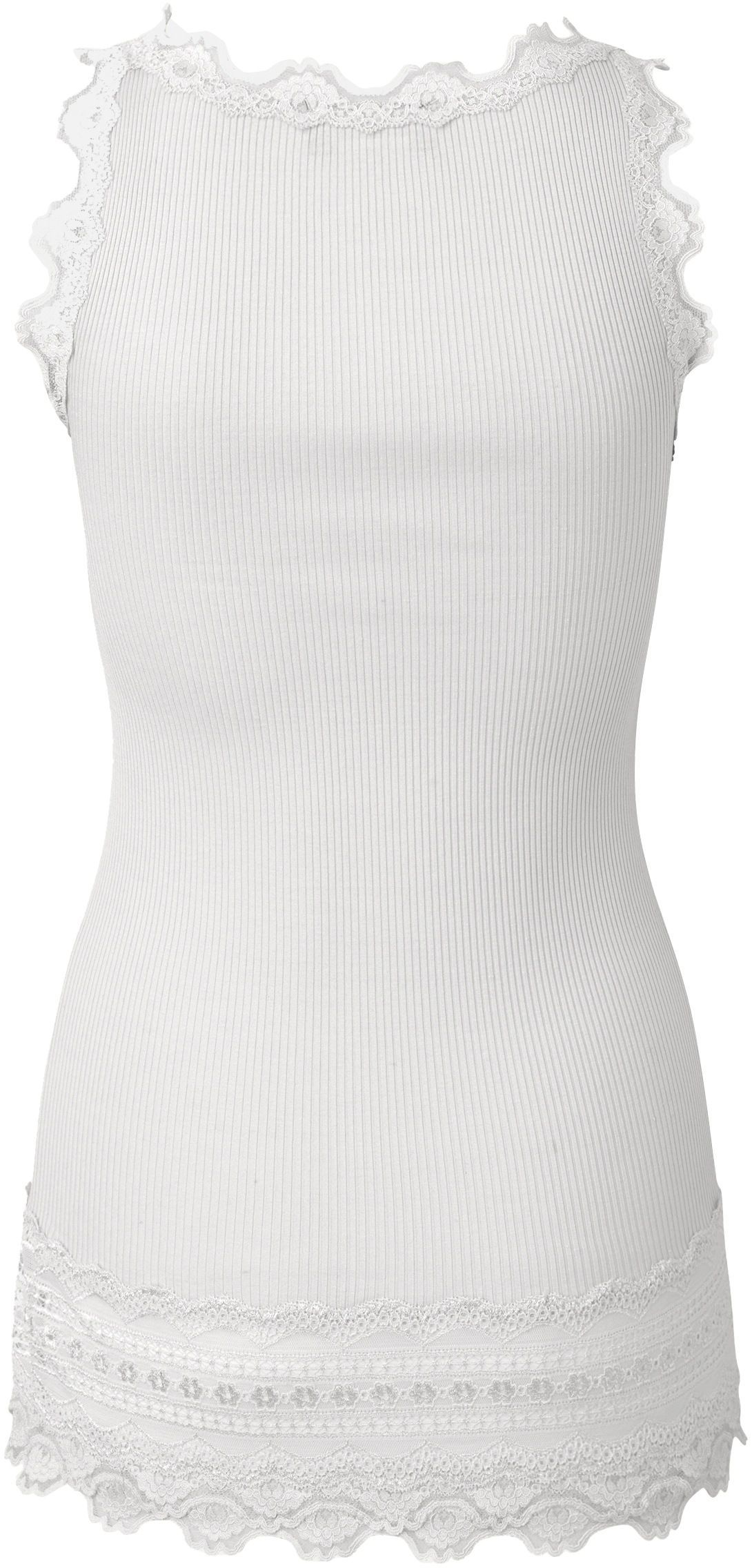 Thumbnail - rosemunde Spitzentop "Benita Silk Top Camisole" Vintage-Spitze am Ausschnitt, feminin, Rundhalsausschnitt, Seidenmix